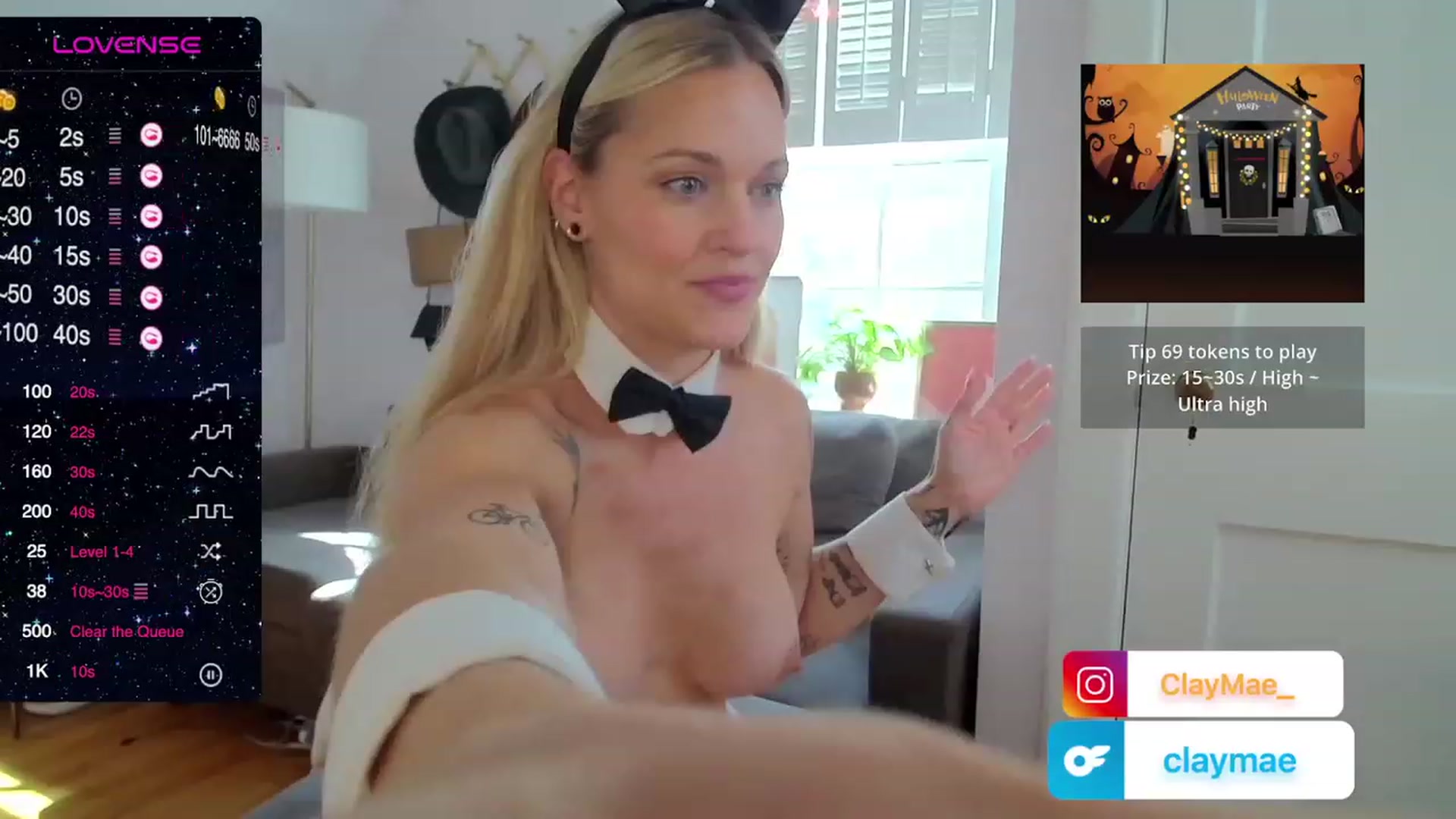 Gallery image thumbnail from ClayMae011's myfreecams stream on, 10/30/2023, 17:00 image 11 of 20