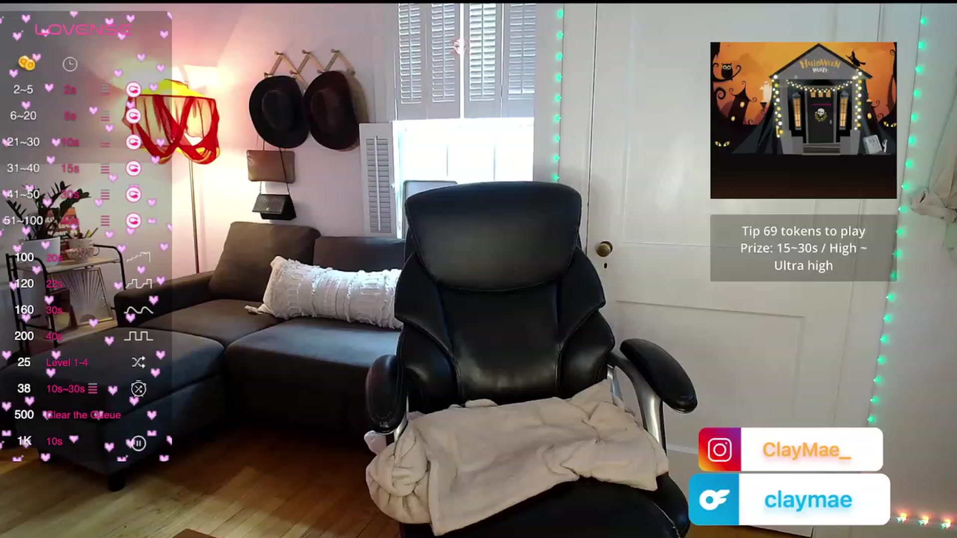 Gallery image thumbnail from ClayMae011's myfreecams stream on, 10/31/2023, 15:57 image 14 of 20