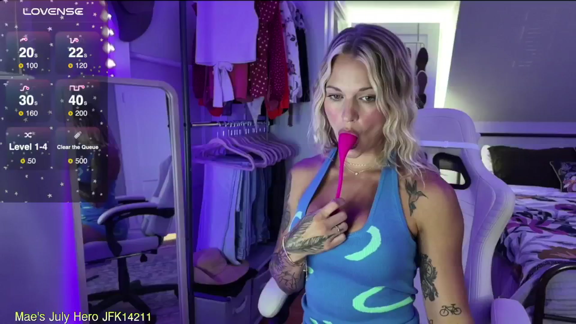 Gallery image thumbnail from ClayMae011's myfreecams stream on, 08/09/2024, 19:17 image 2 of 20