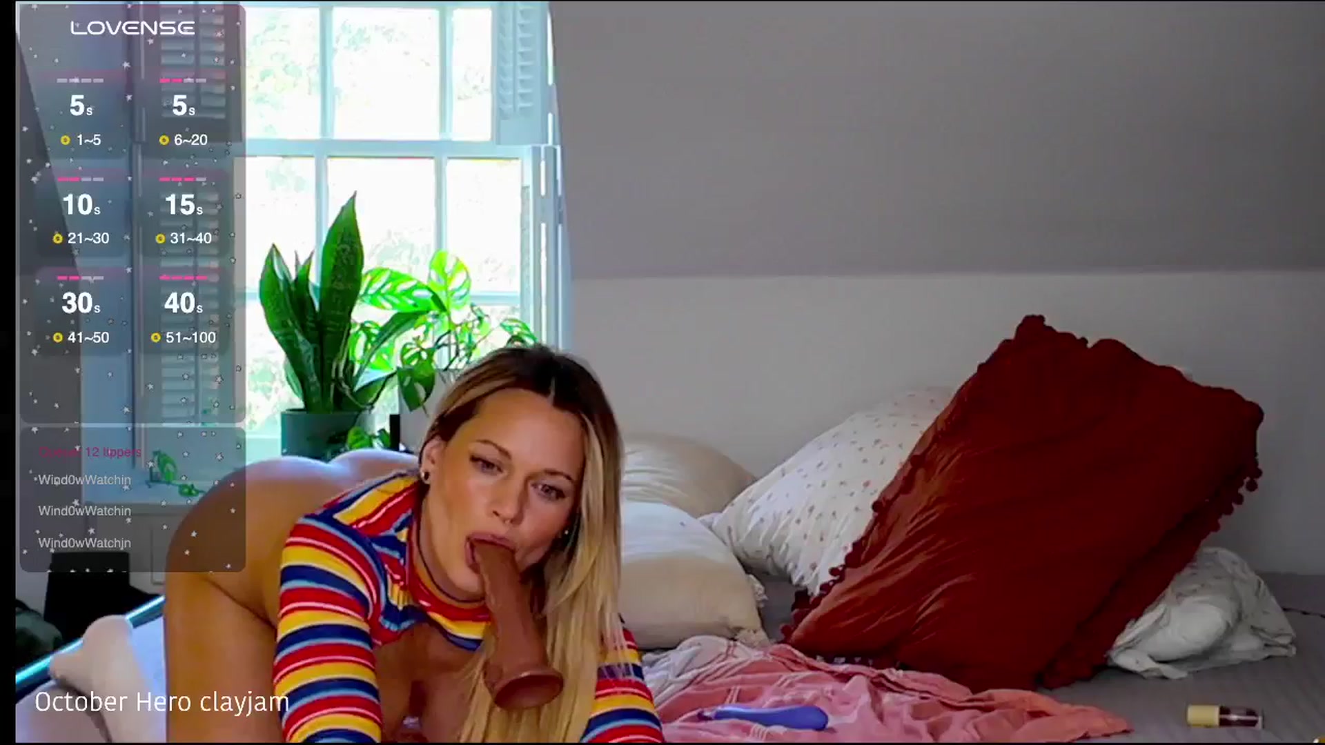 Gallery image thumbnail from ClayMae011's myfreecams stream on, 10/30/2025, 20:26 image 16 of 20