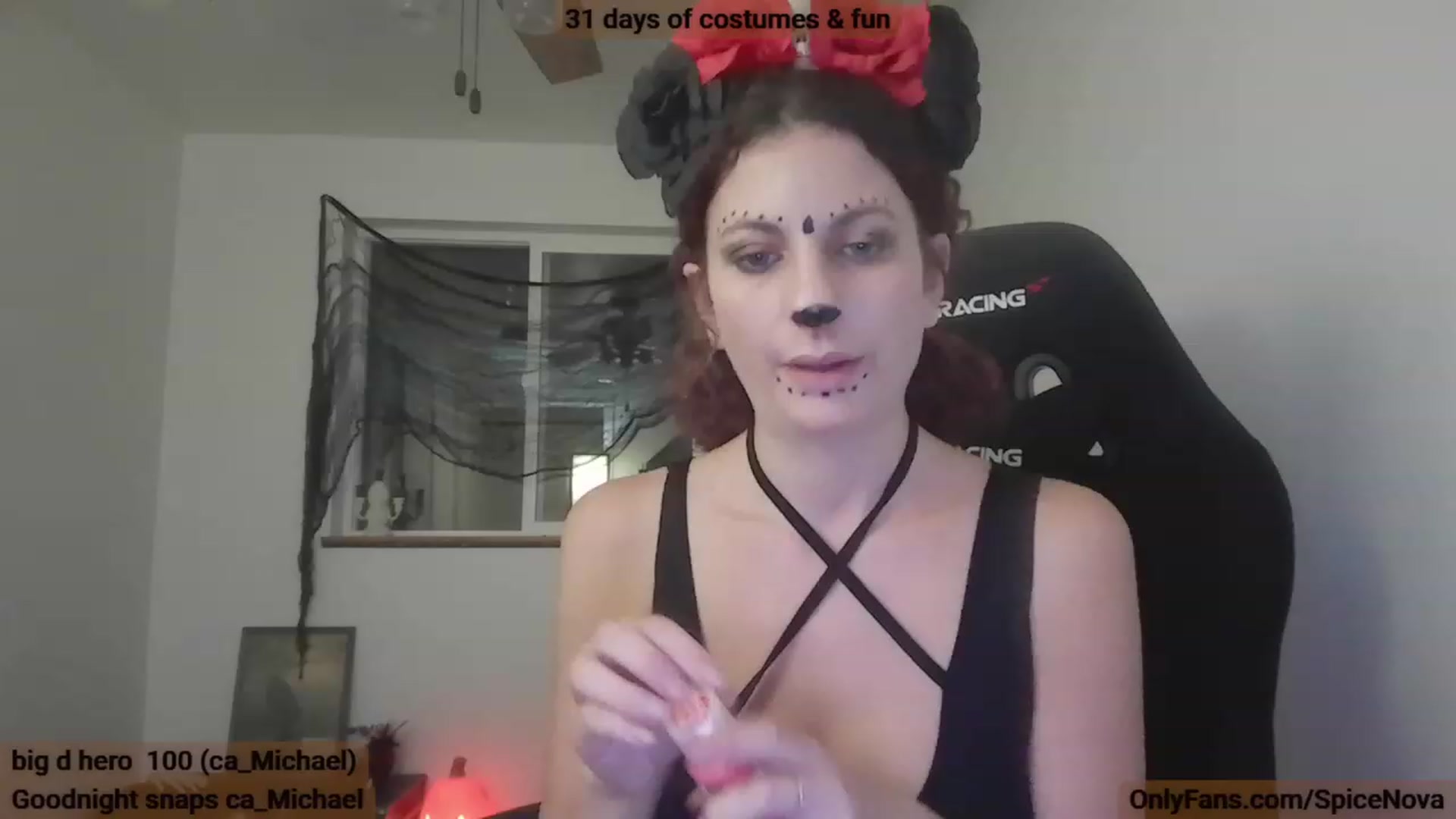 Gallery image thumbnail from CloeAbigail's myfreecams stream on, 10/04/2023, 02:27 image 14 of 20