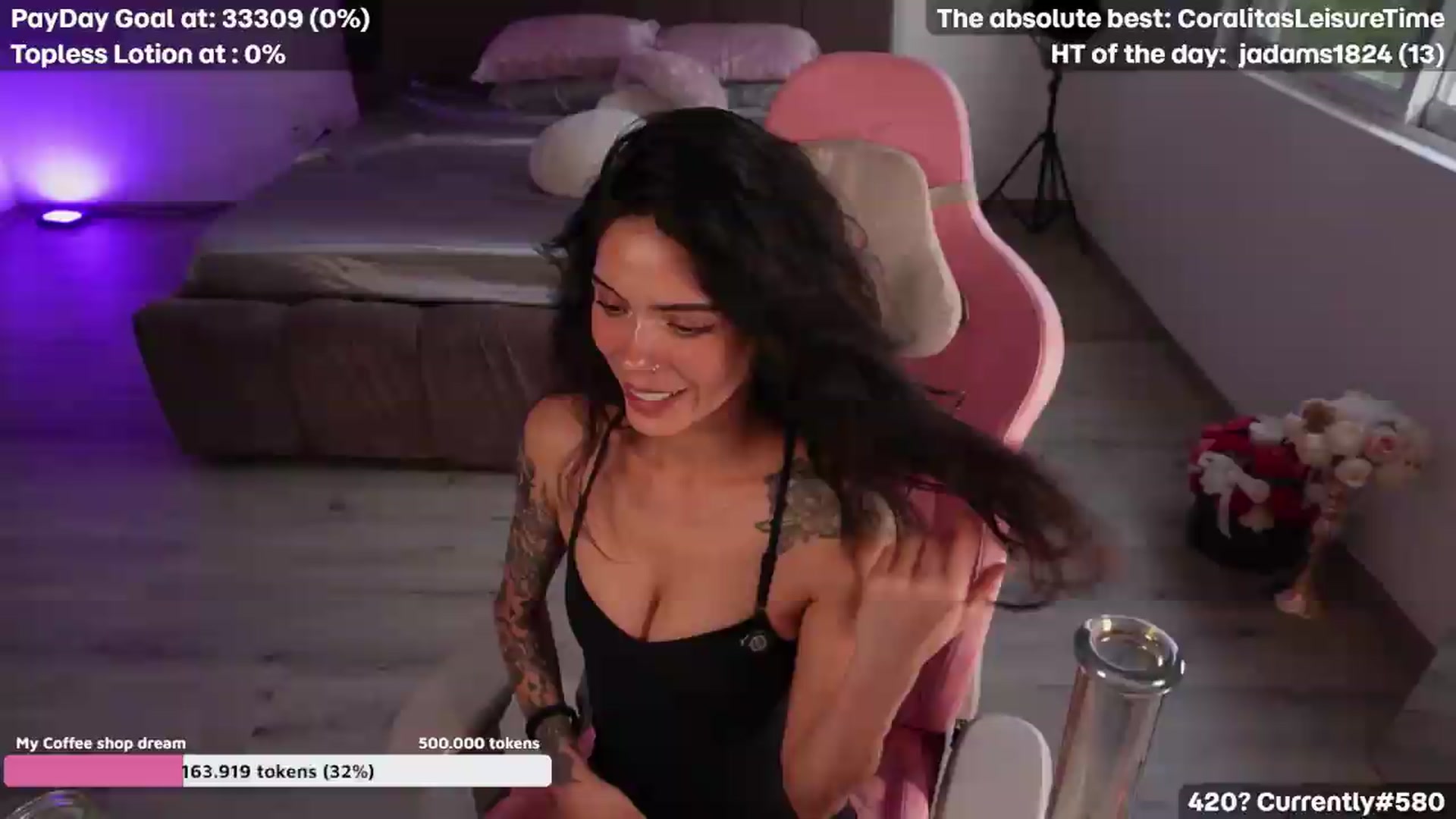Gallery image thumbnail from Coralita's myfreecams stream on, 08/01/2026, 01:03 image 2 of 20