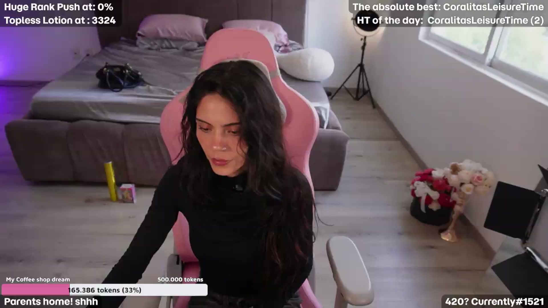 Gallery image thumbnail from Coralita's myfreecams stream on, 08/01/2026, 23:03 image 2 of 20
