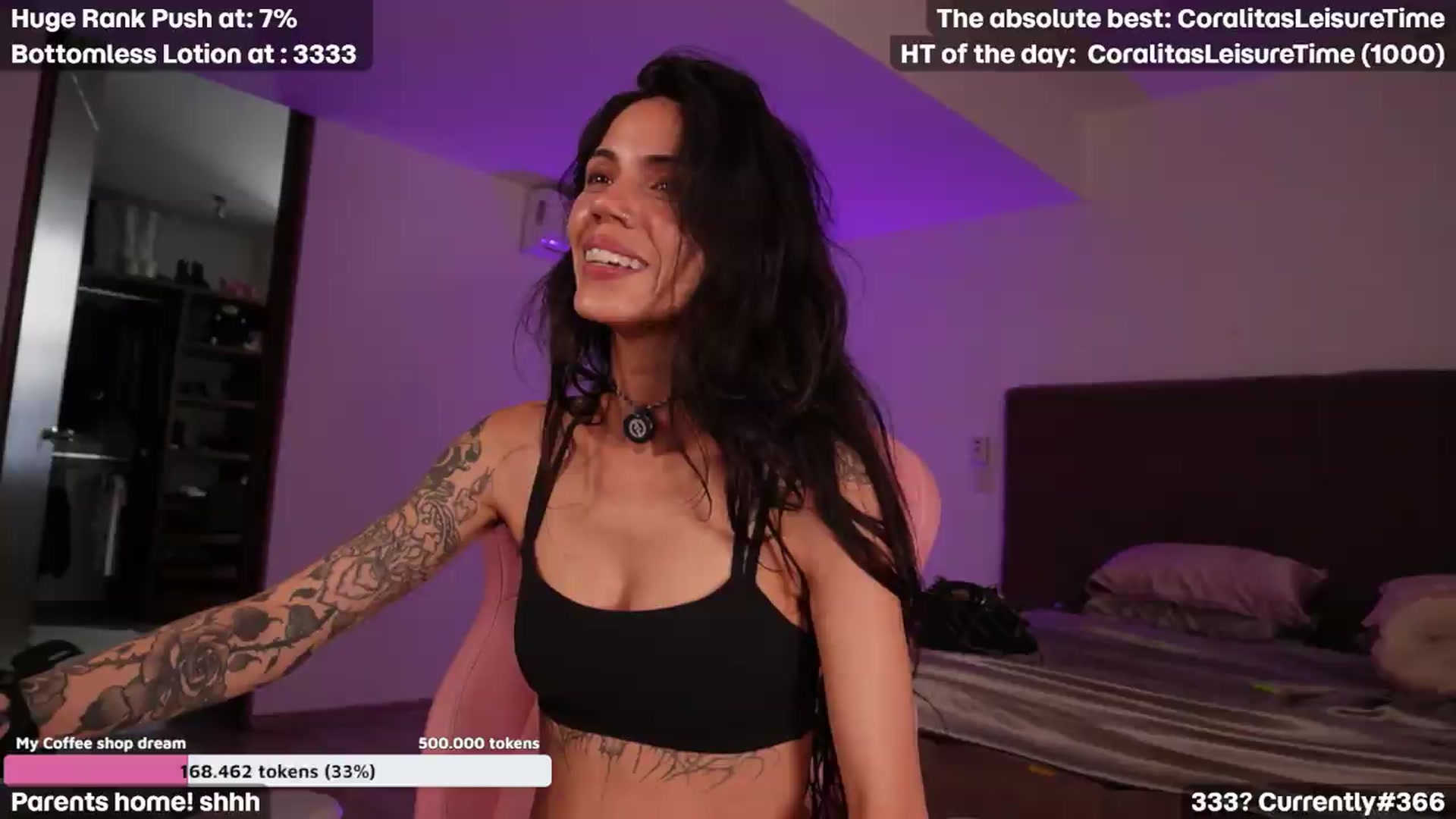 Gallery image thumbnail from Coralita's myfreecams stream on, 08/01/2026, 23:42 image 9 of 20
