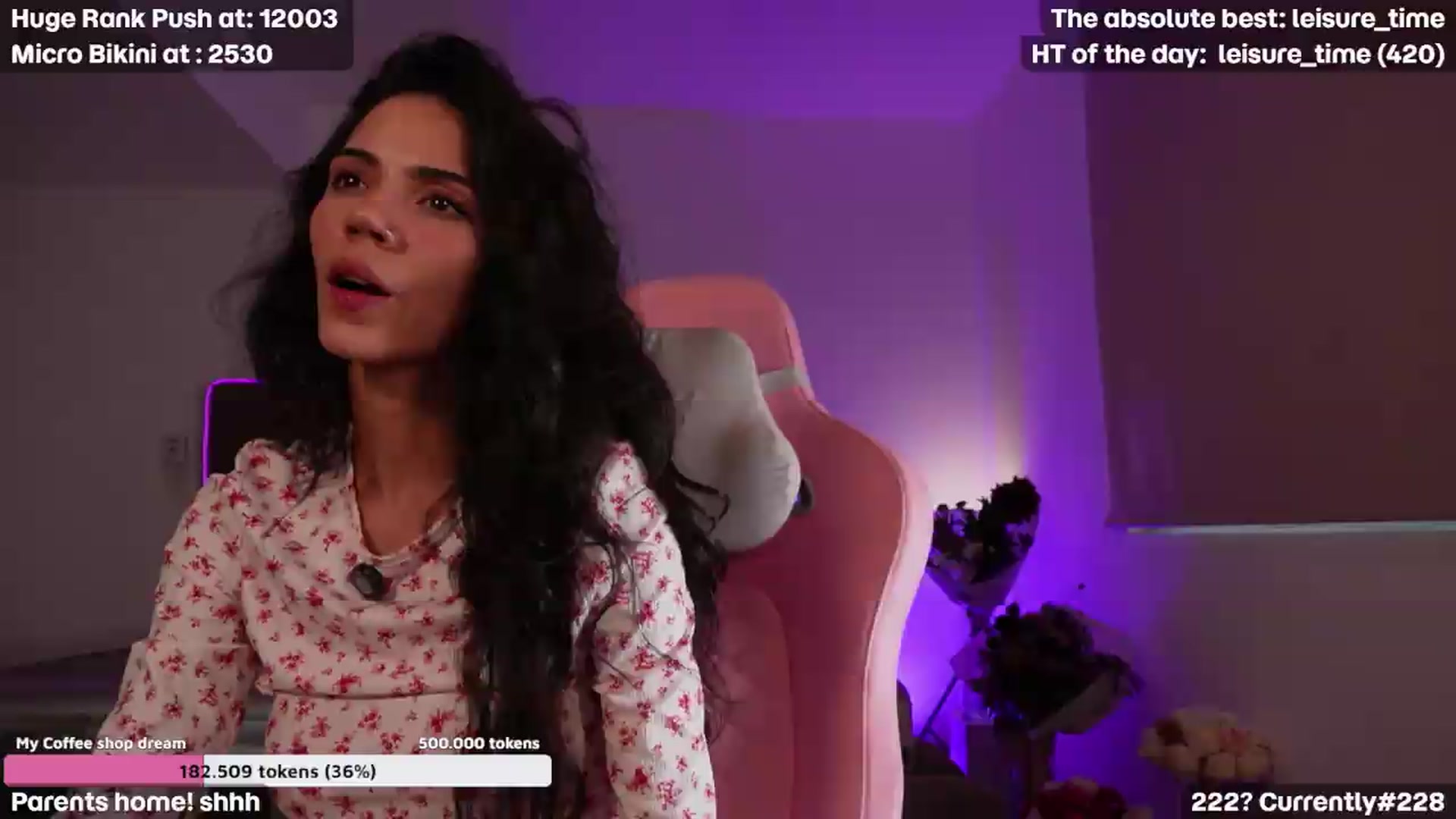 Gallery image thumbnail from Coralita's myfreecams stream on, 08/05/2026, 24:27 image 18 of 20