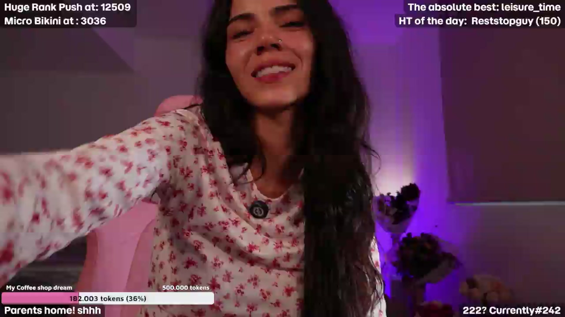 Gallery image thumbnail from Coralita's myfreecams stream on, 08/05/2026, 24:27 image 16 of 20