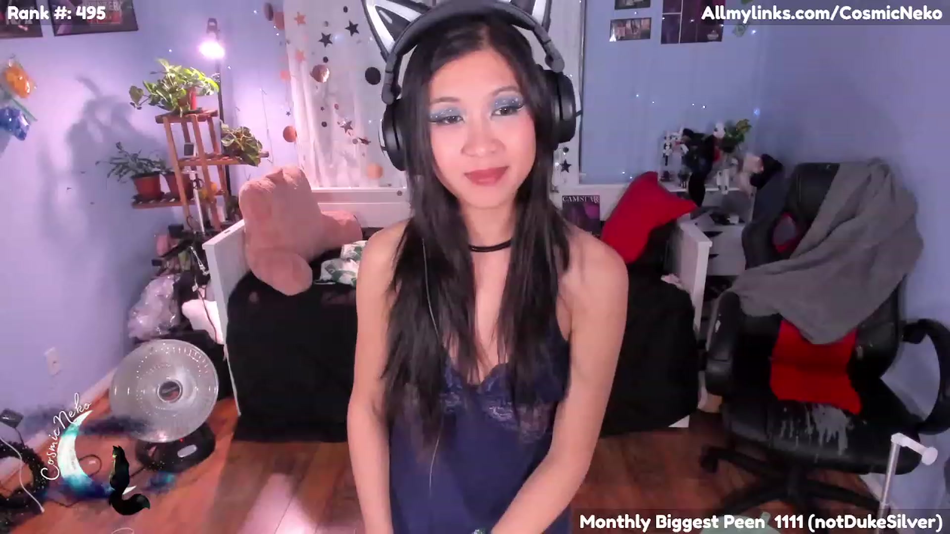 Gallery image thumbnail from CosmicNeko's myfreecams stream on, 12/03/2022, 05:00 image 17 of 20