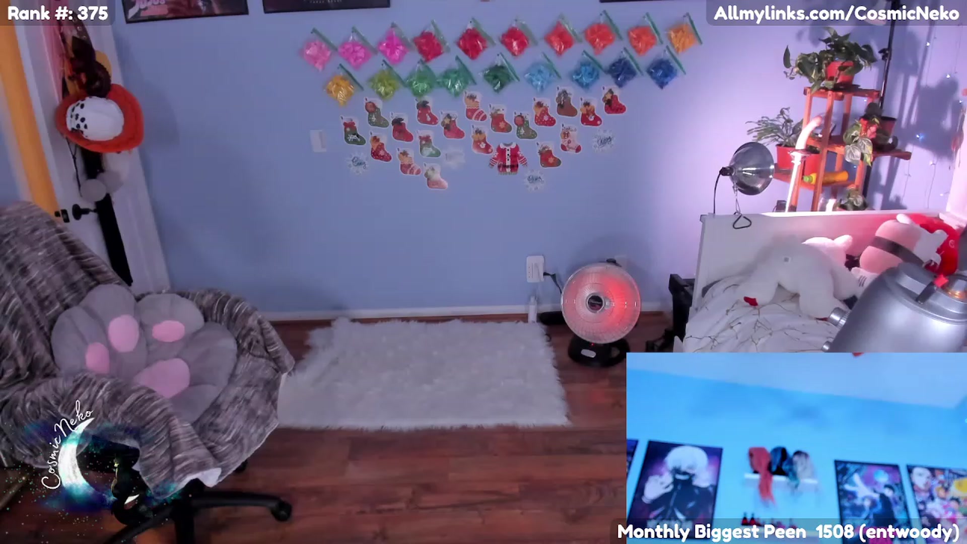 Gallery image thumbnail from CosmicNeko's myfreecams stream on, 12/21/2022, 06:36 image 9 of 20
