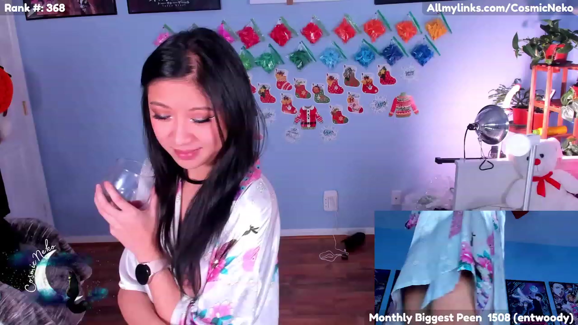 Gallery image thumbnail from CosmicNeko's myfreecams stream on, 12/24/2022, 06:45 image 14 of 20