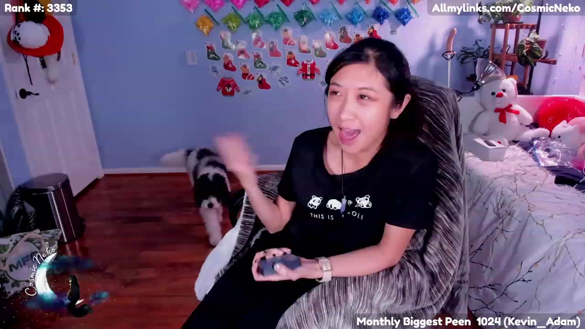 Gallery image thumbnail from CosmicNeko's myfreecams stream on, 01/14/2023, 05:42 image 1 of 20