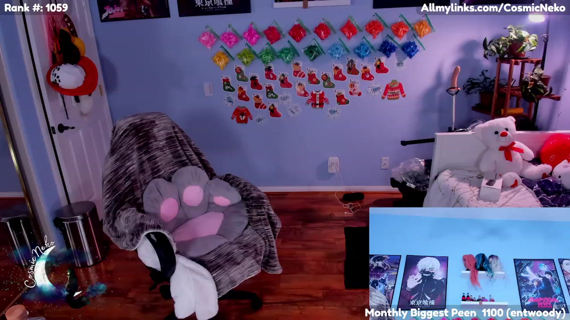 Gallery image thumbnail from CosmicNeko's myfreecams stream on, 01/15/2023, 08:07 image 7 of 20