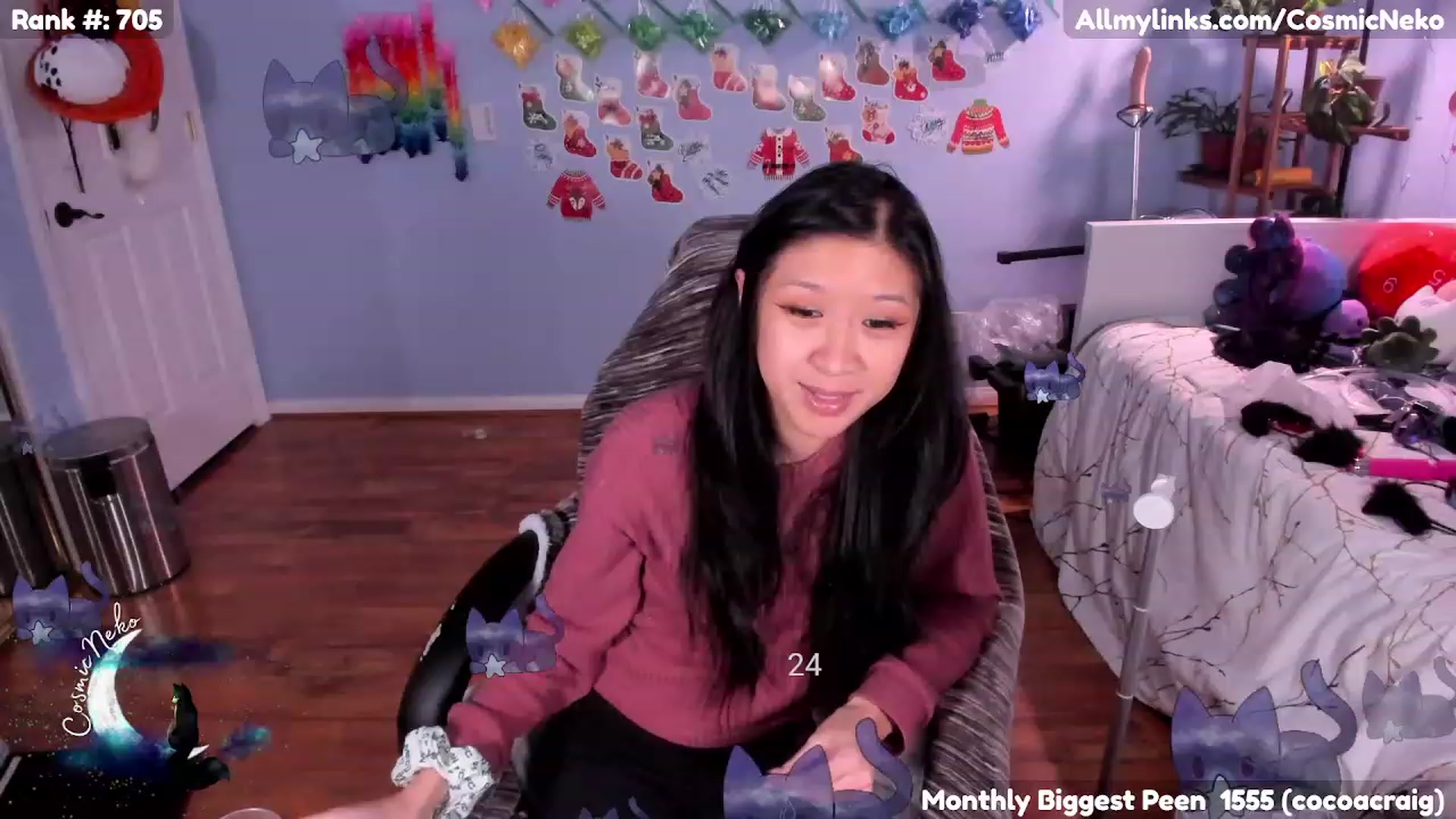 Gallery image thumbnail from CosmicNeko's myfreecams stream on, 01/27/2023, 06:30 image 3 of 20