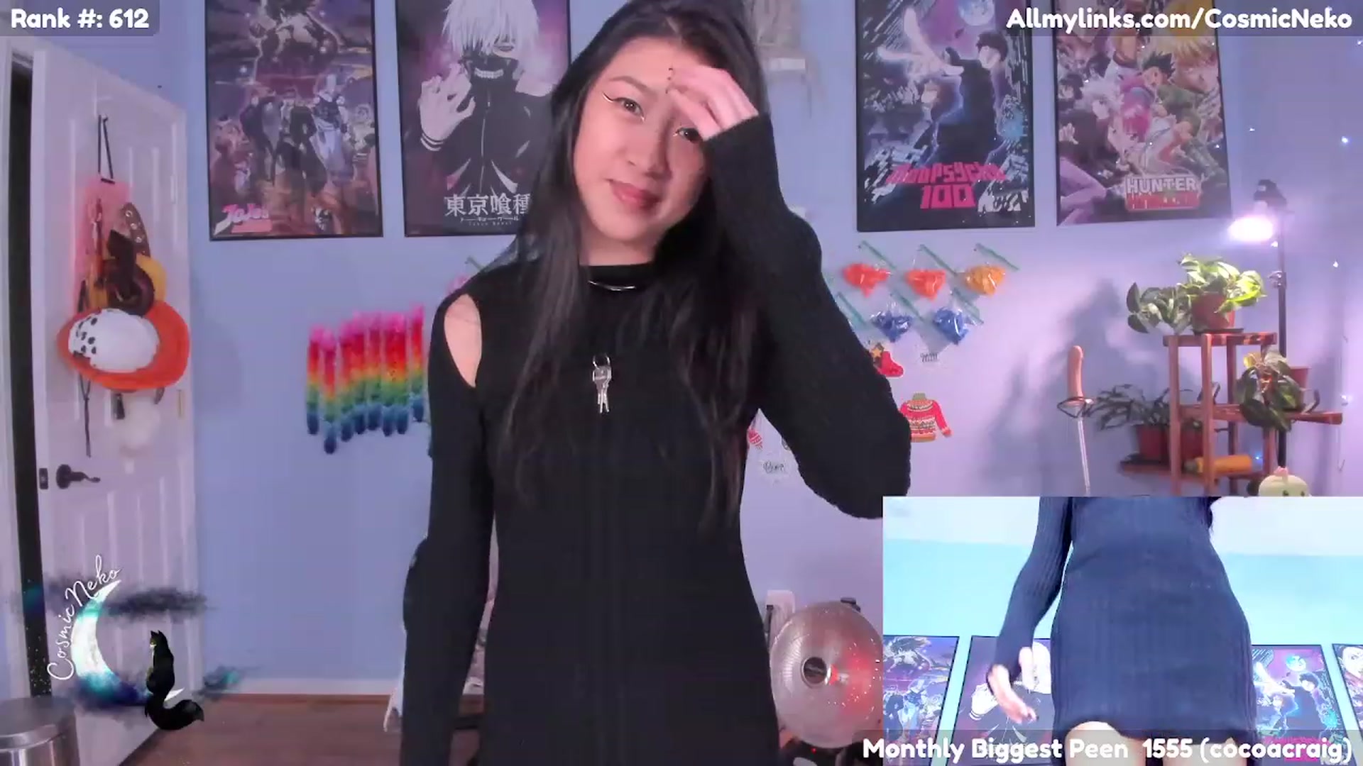 Gallery image thumbnail from CosmicNeko's myfreecams stream on, 01/28/2023, 06:49 image 8 of 20