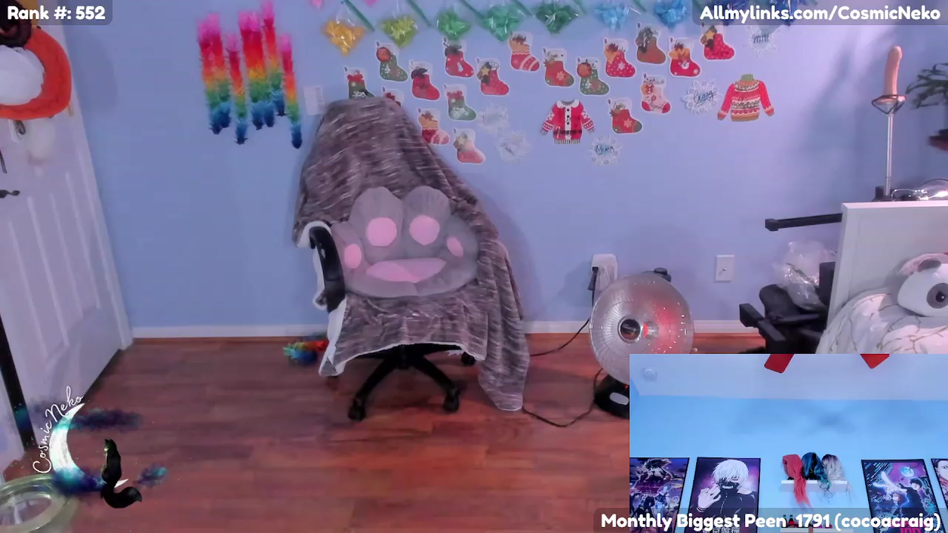 Gallery image thumbnail from CosmicNeko's myfreecams stream on, 01/29/2023, 06:23 image 15 of 20