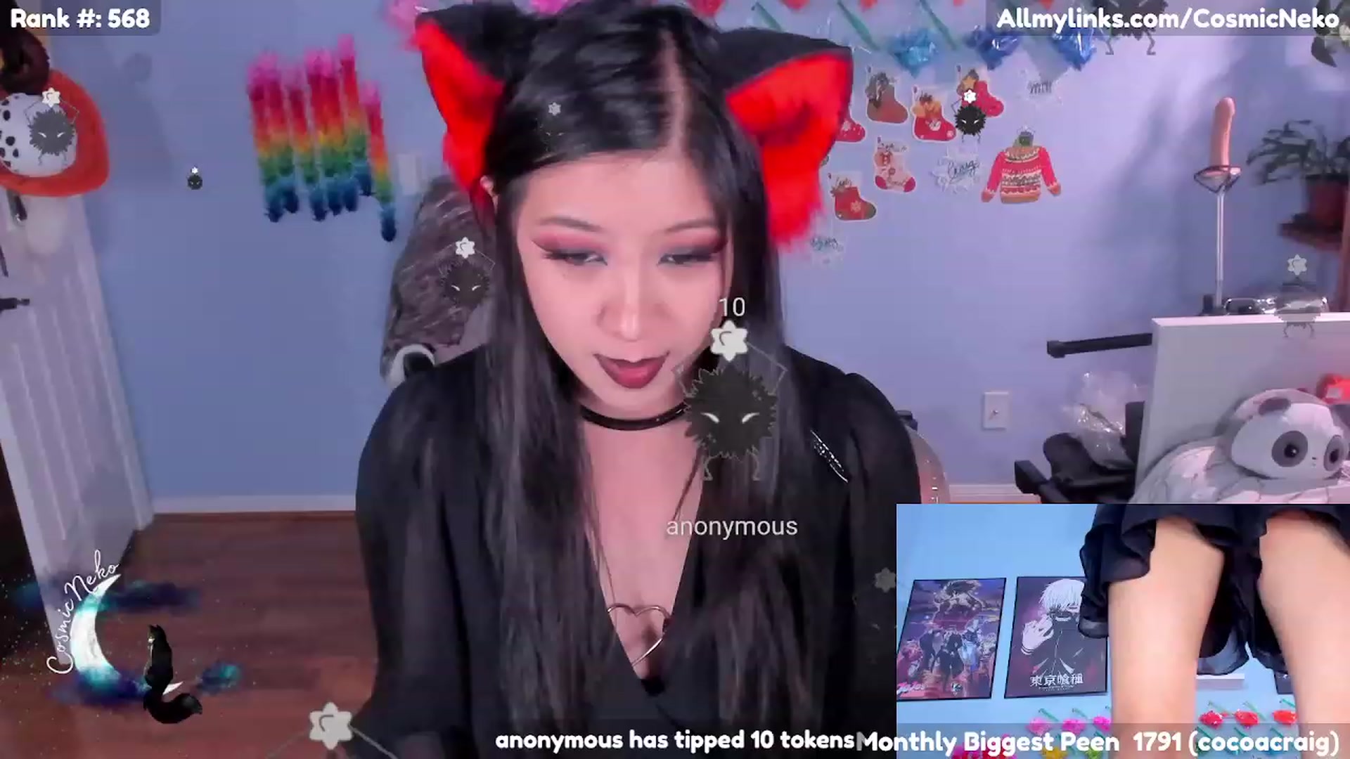Gallery image thumbnail from CosmicNeko's myfreecams stream on, 01/29/2023, 06:23 image 8 of 20