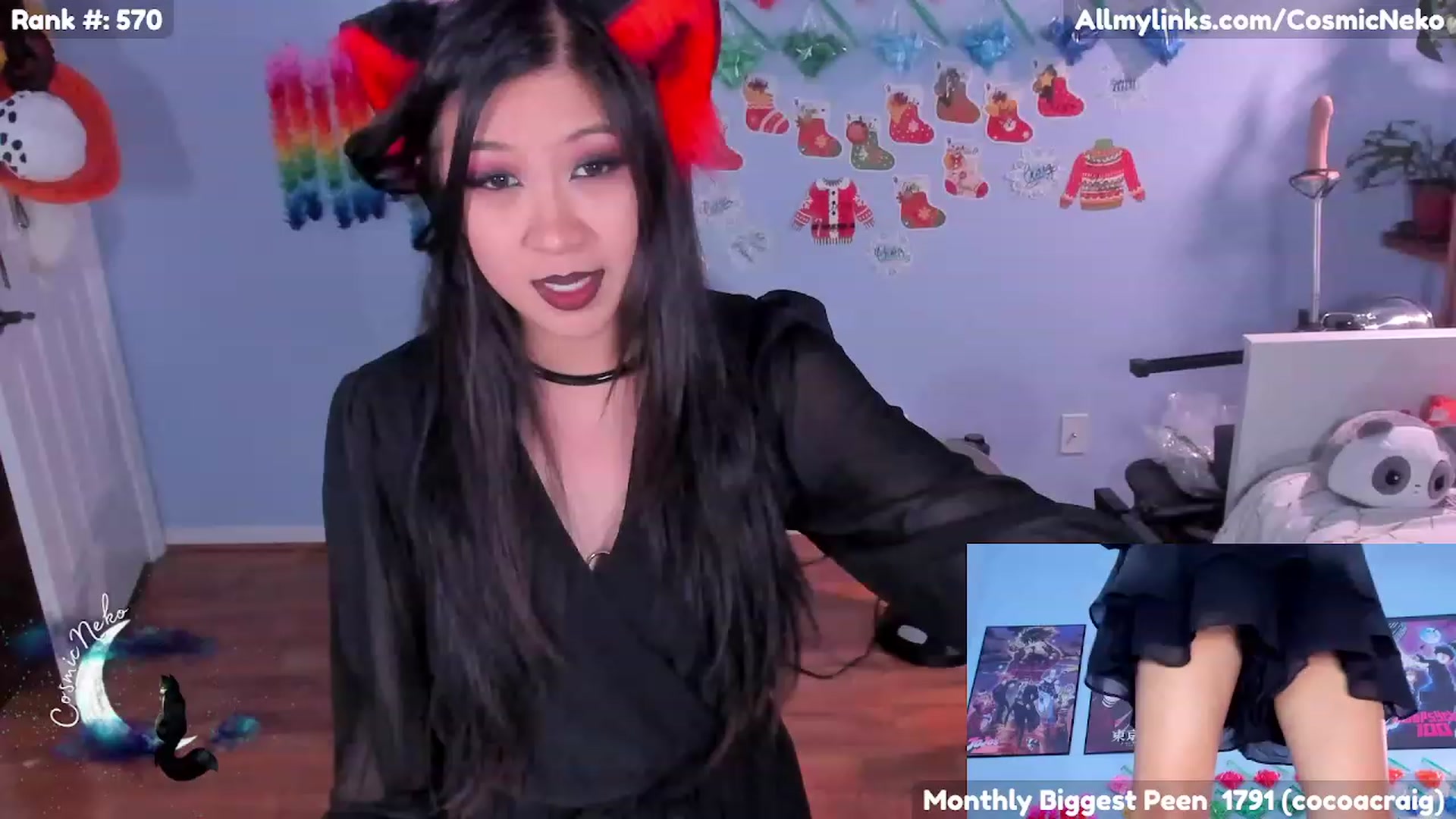 Gallery image thumbnail from CosmicNeko's myfreecams stream on, 01/29/2023, 06:23 image 5 of 20