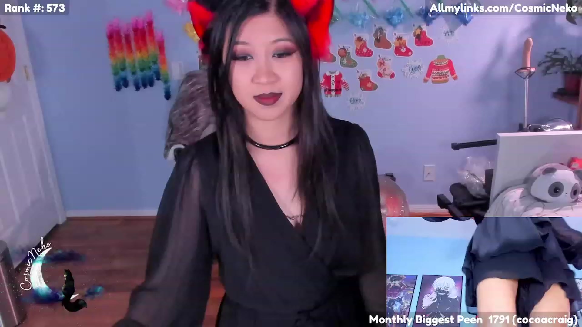 Gallery image thumbnail from CosmicNeko's myfreecams stream on, 01/29/2023, 06:23 image 4 of 20