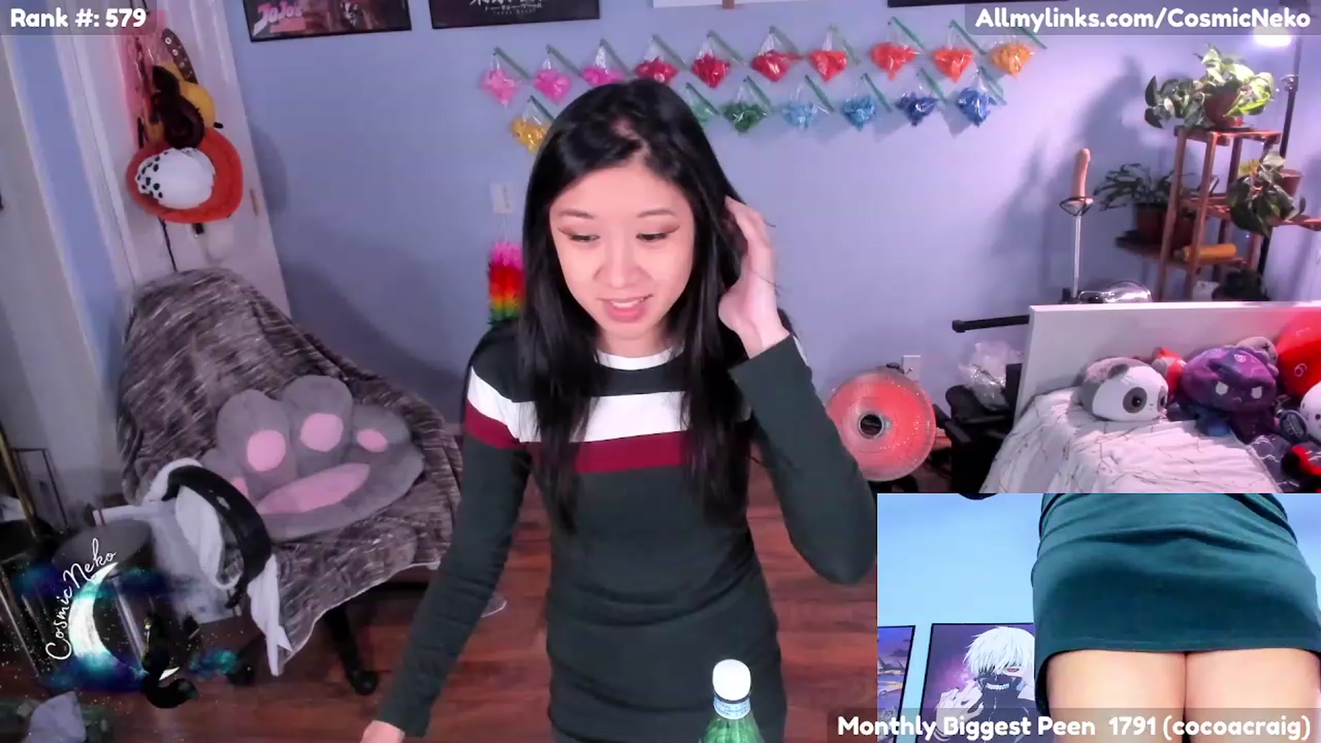 Gallery image thumbnail from CosmicNeko's myfreecams stream on, 02/01/2023, 05:48 image 1 of 20