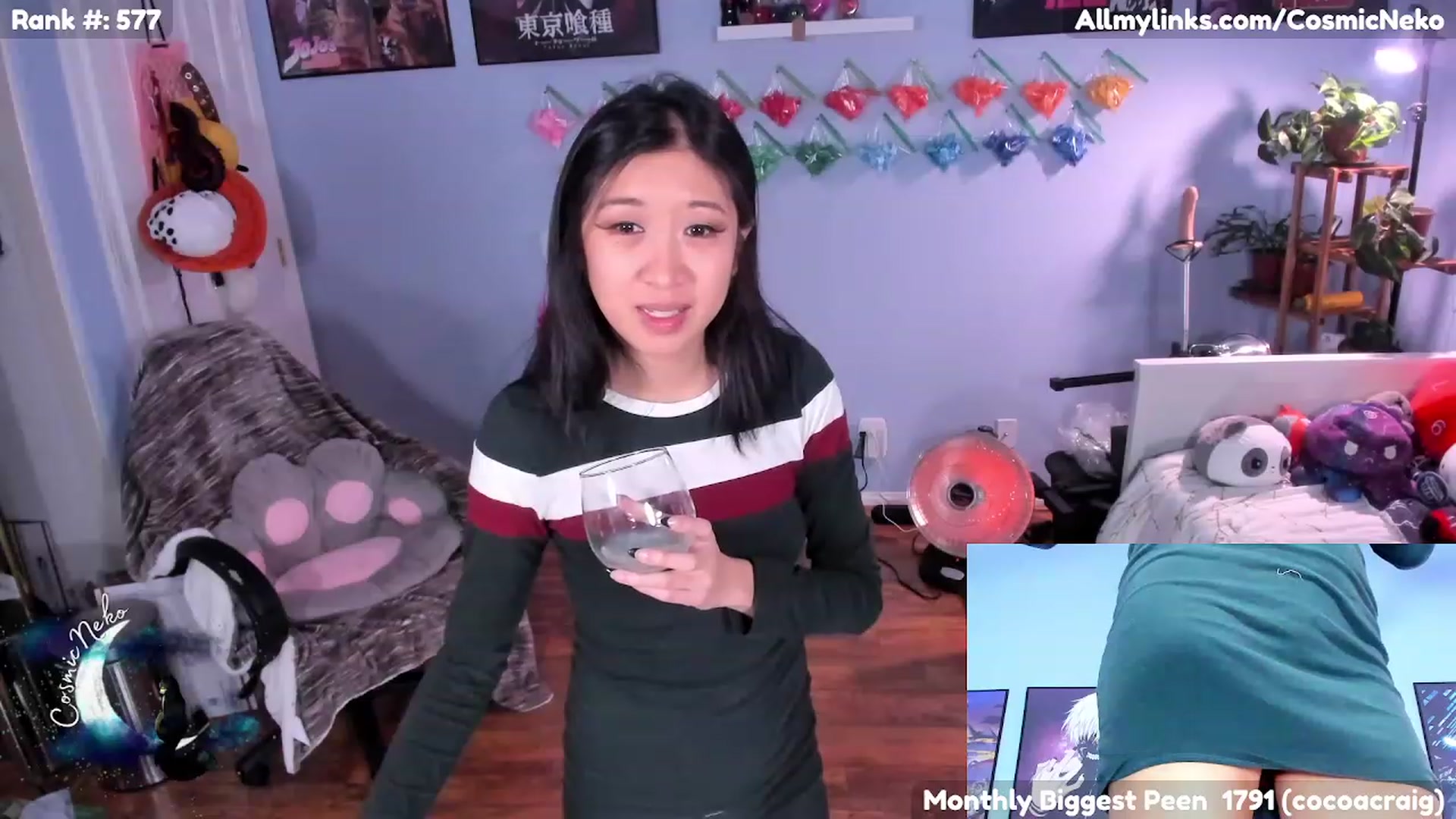 Gallery image thumbnail from CosmicNeko's myfreecams stream on, 02/01/2023, 05:48 image 4 of 20