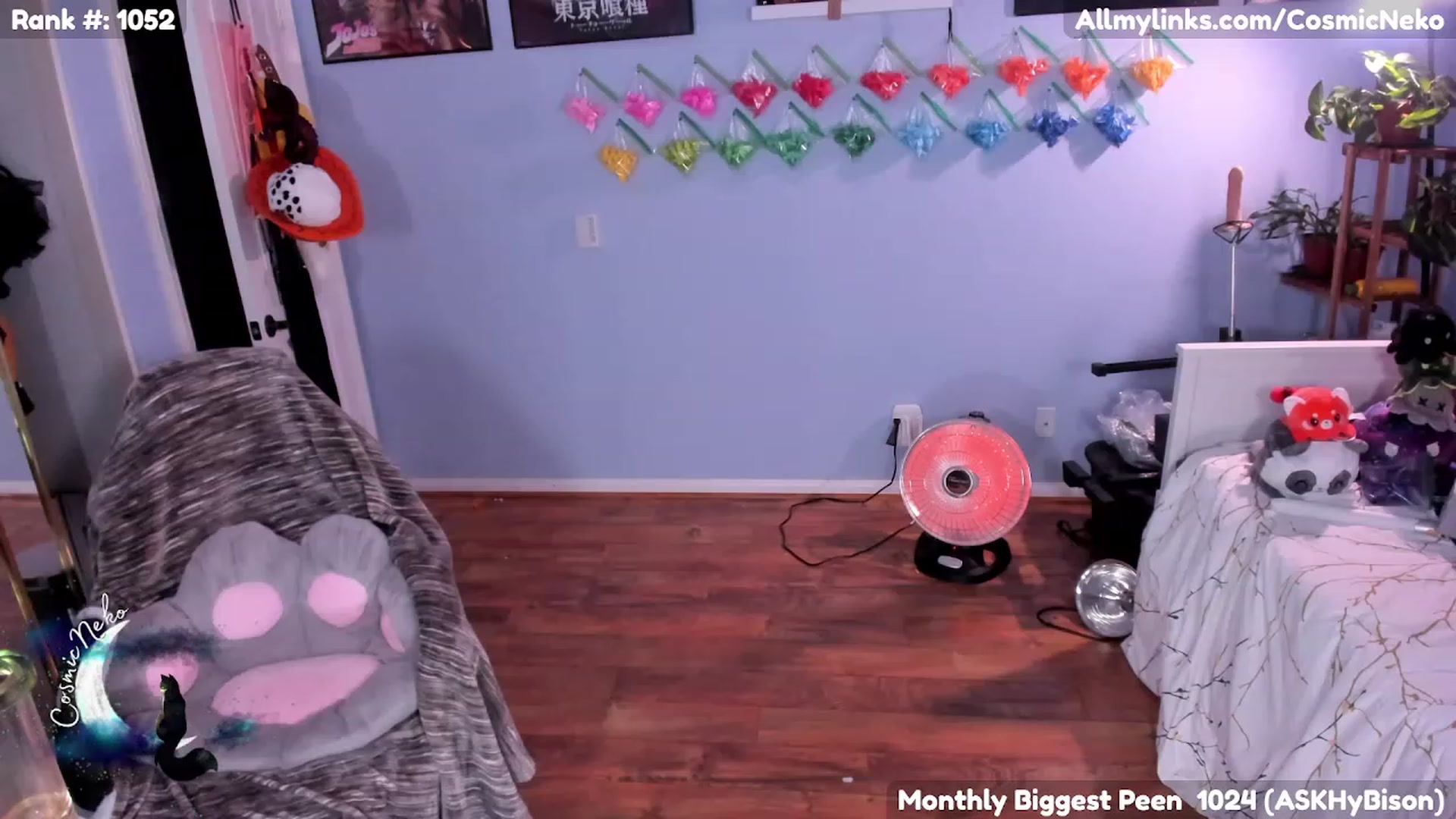Gallery image thumbnail from CosmicNeko's myfreecams stream on, 02/12/2023, 06:27 image 19 of 20