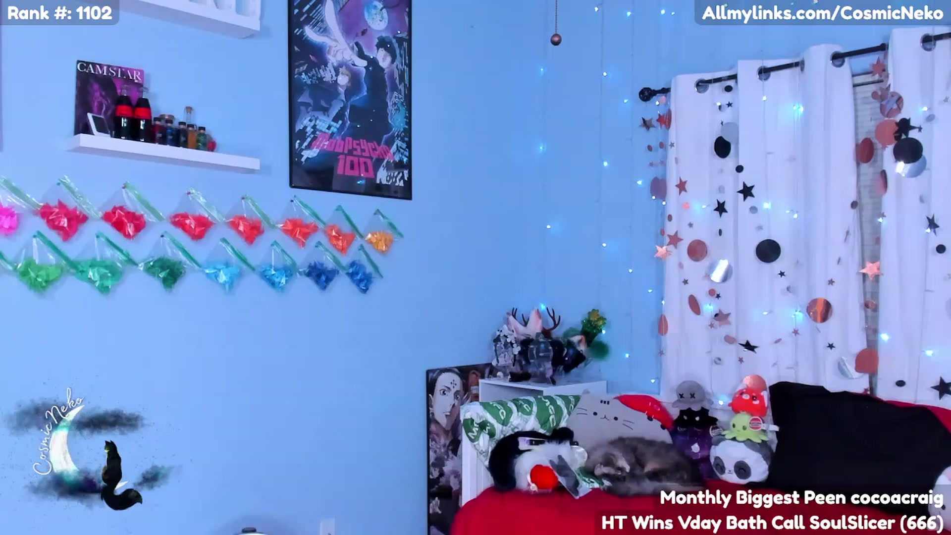 Gallery image thumbnail from CosmicNeko's myfreecams stream on, 02/15/2023, 07:23 image 5 of 20