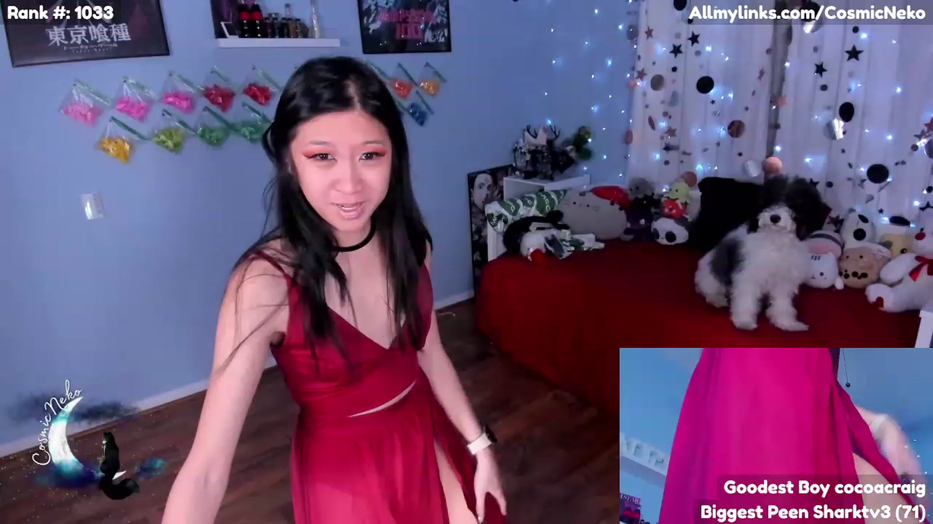 Gallery image thumbnail from CosmicNeko's myfreecams stream on, 02/17/2023, 05:32 image 5 of 20