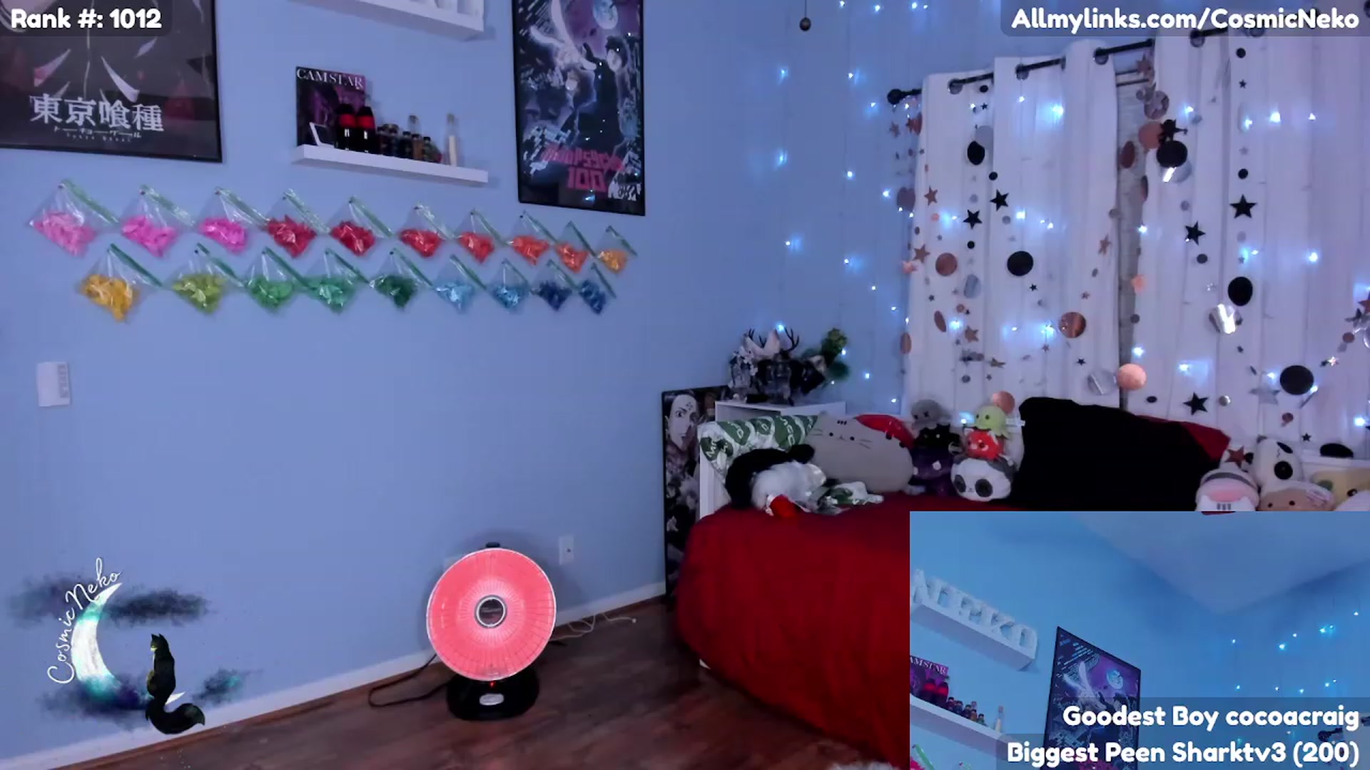 Gallery image thumbnail from CosmicNeko's myfreecams stream on, 02/17/2023, 05:32 image 14 of 20