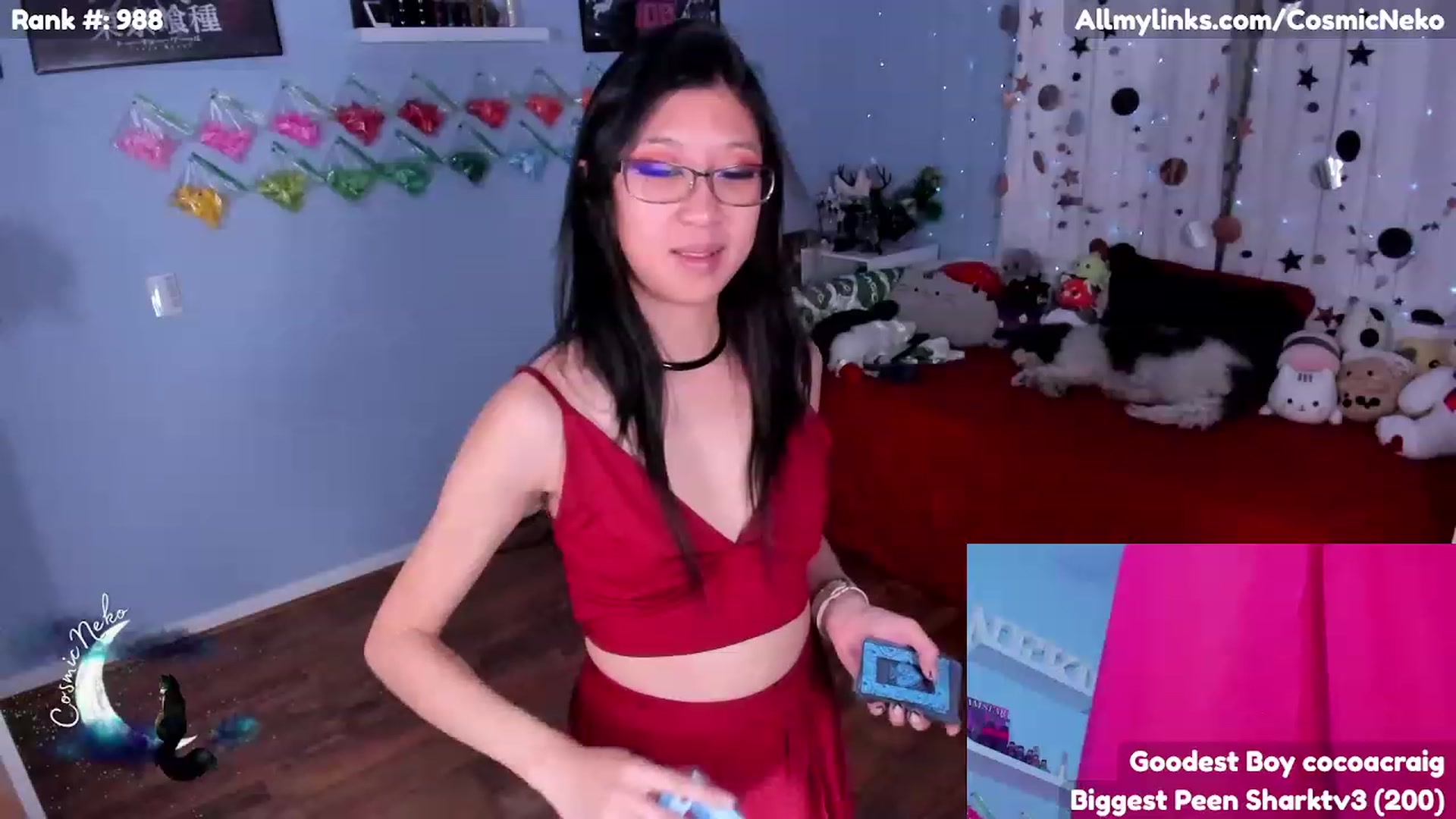 Gallery image thumbnail from CosmicNeko's myfreecams stream on, 02/17/2023, 07:54 image 6 of 20