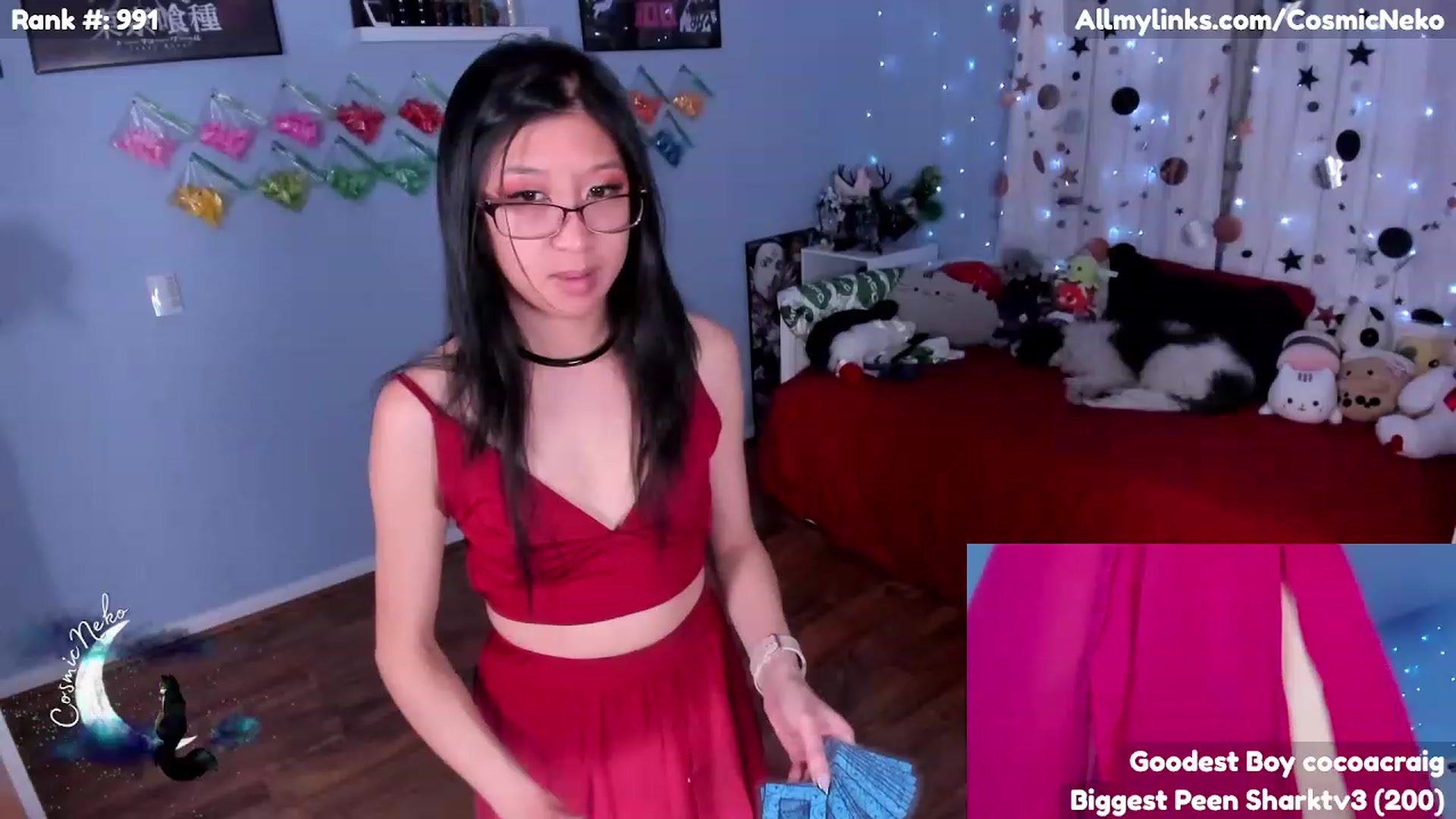 Gallery image thumbnail from CosmicNeko's myfreecams stream on, 02/17/2023, 07:54 image 5 of 20