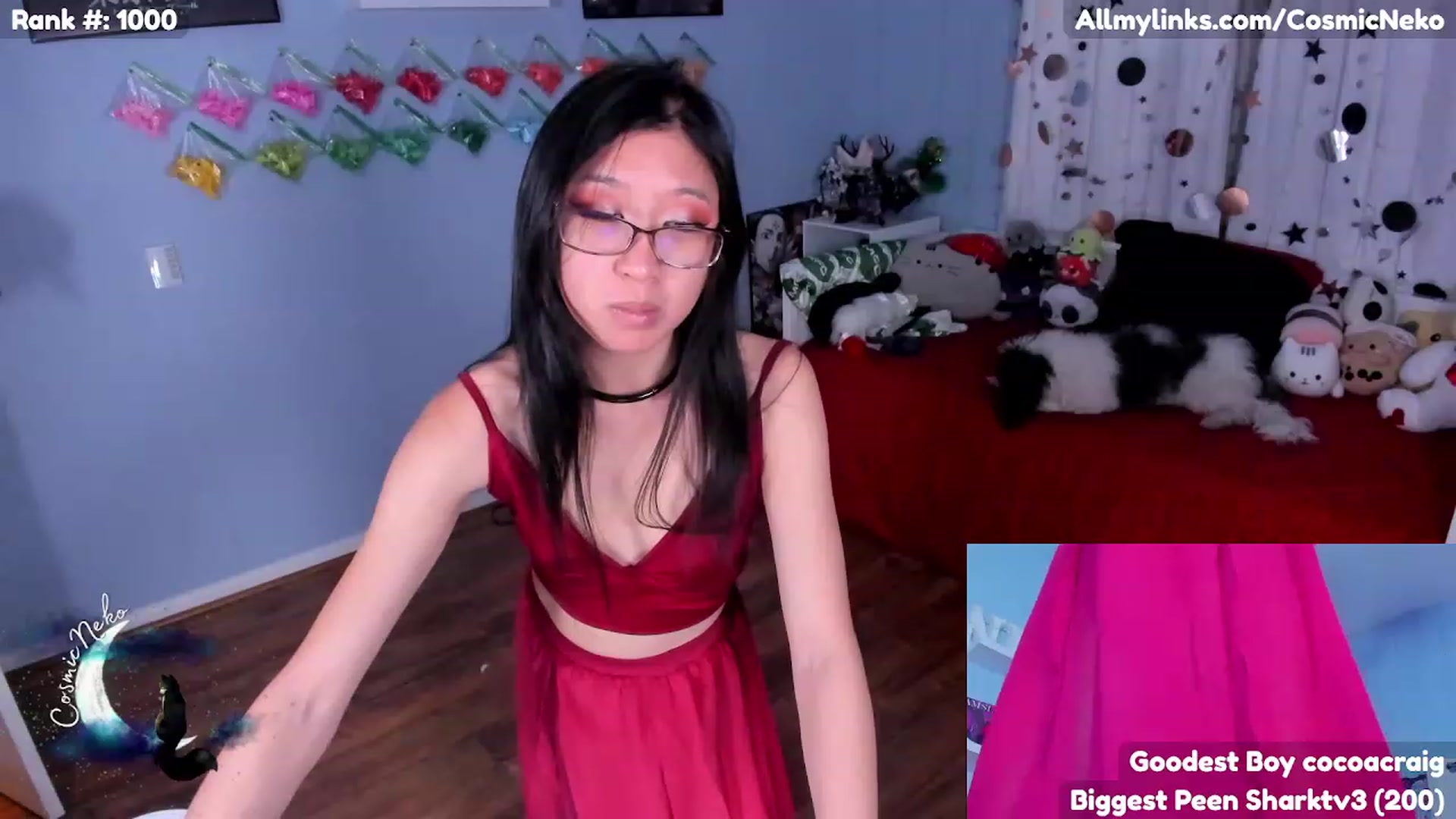 Gallery image thumbnail from CosmicNeko's myfreecams stream on, 02/17/2023, 07:54 image 3 of 20