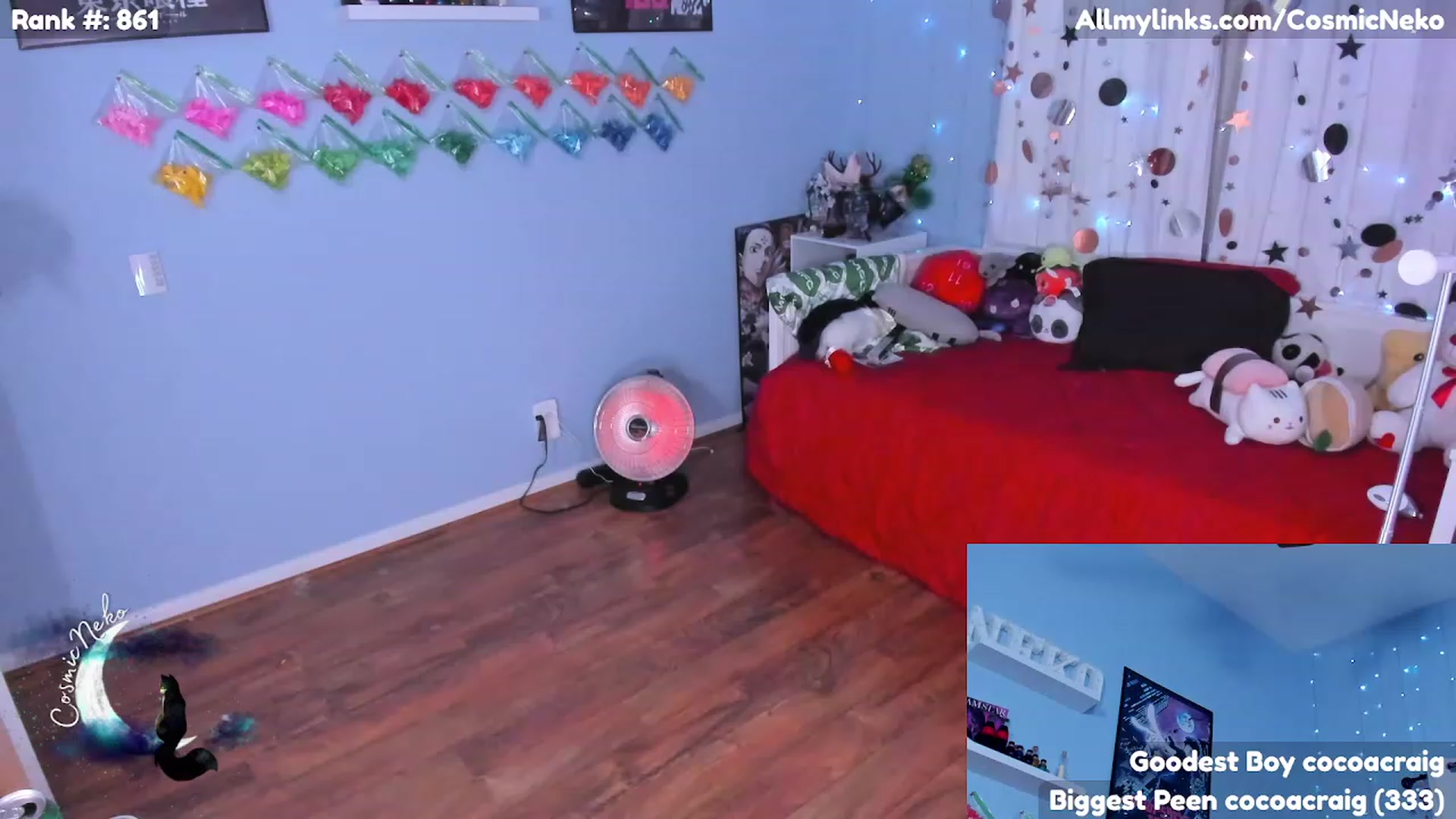 Gallery image thumbnail from CosmicNeko's myfreecams stream on, 02/18/2023, 04:56 image 17 of 20