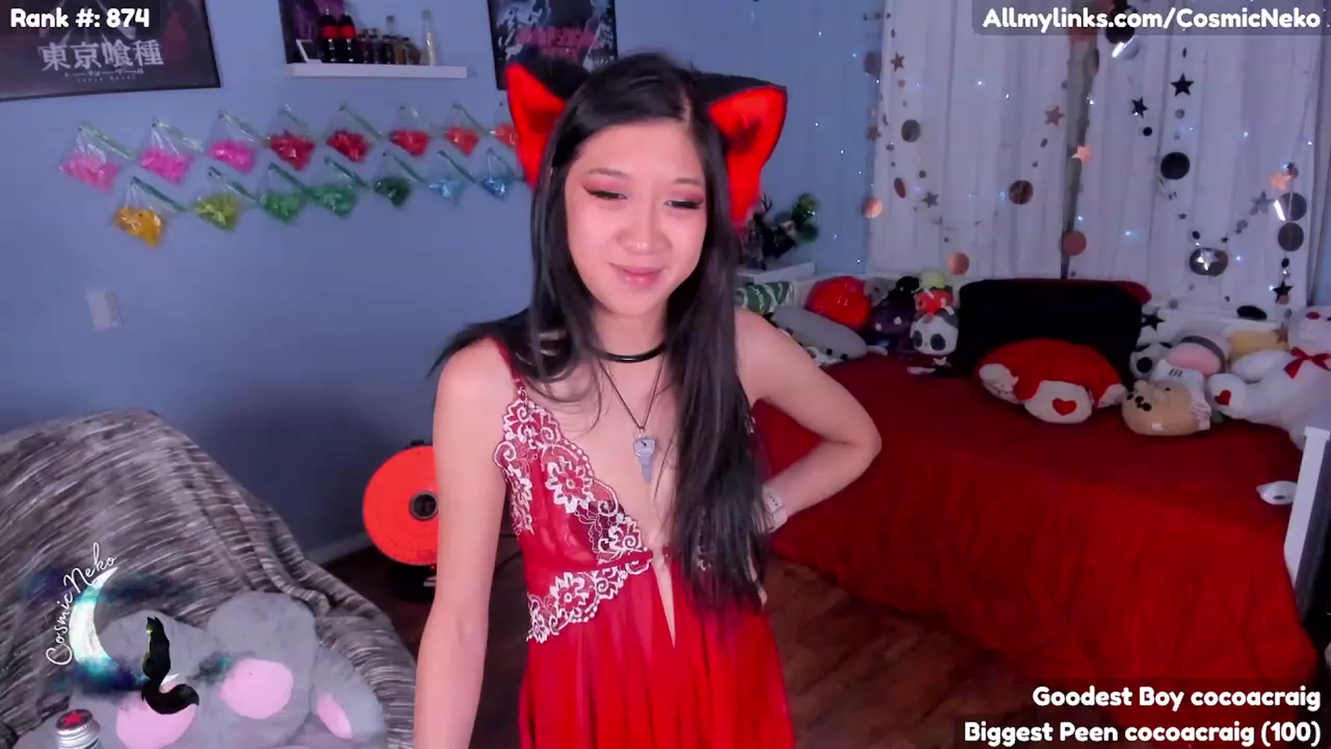 Gallery image thumbnail from CosmicNeko's myfreecams stream on, 02/19/2023, 06:27 image 8 of 20
