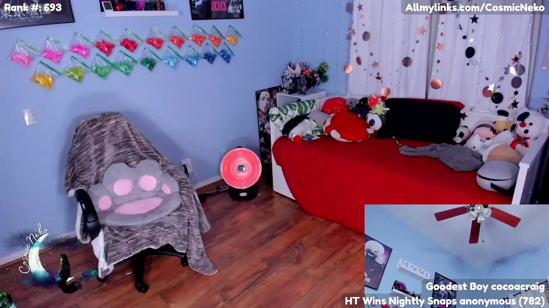 Gallery image thumbnail from CosmicNeko's myfreecams stream on, 02/25/2023, 04:37 image 15 of 20