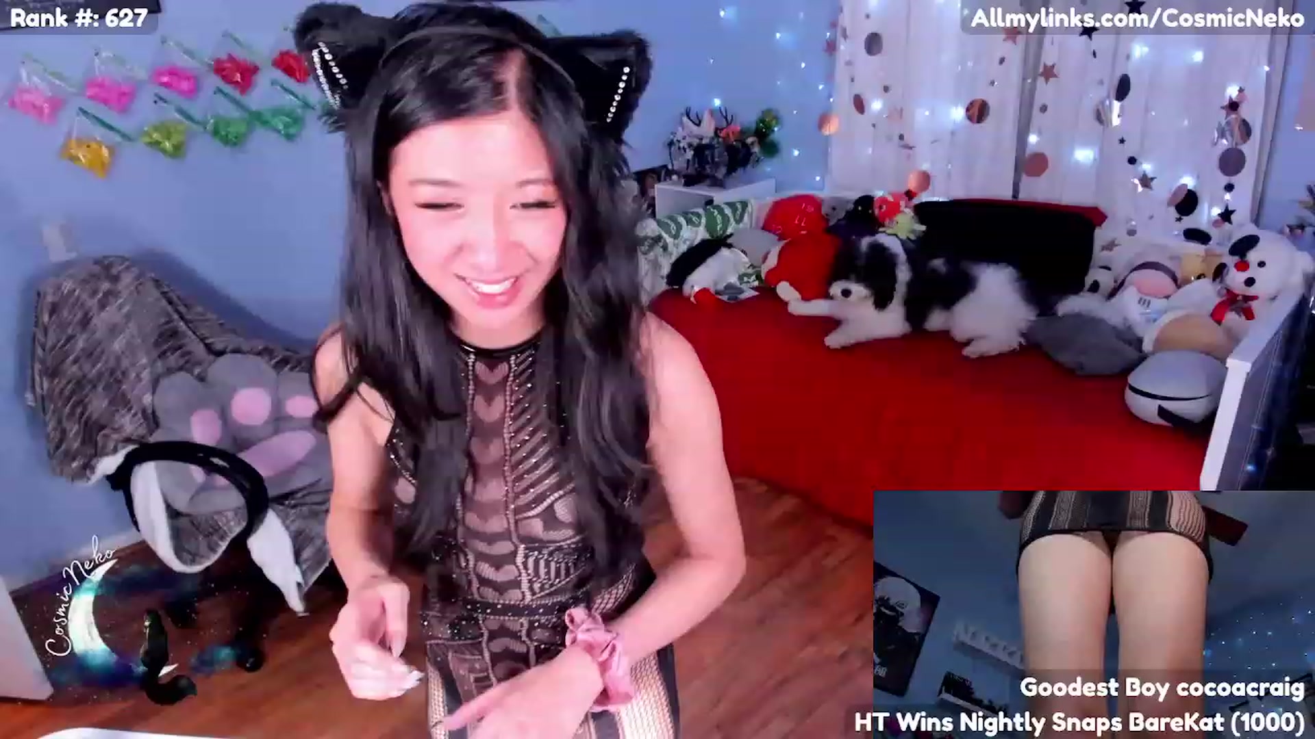 Gallery image thumbnail from CosmicNeko's myfreecams stream on, 02/25/2023, 08:23 image 2 of 20