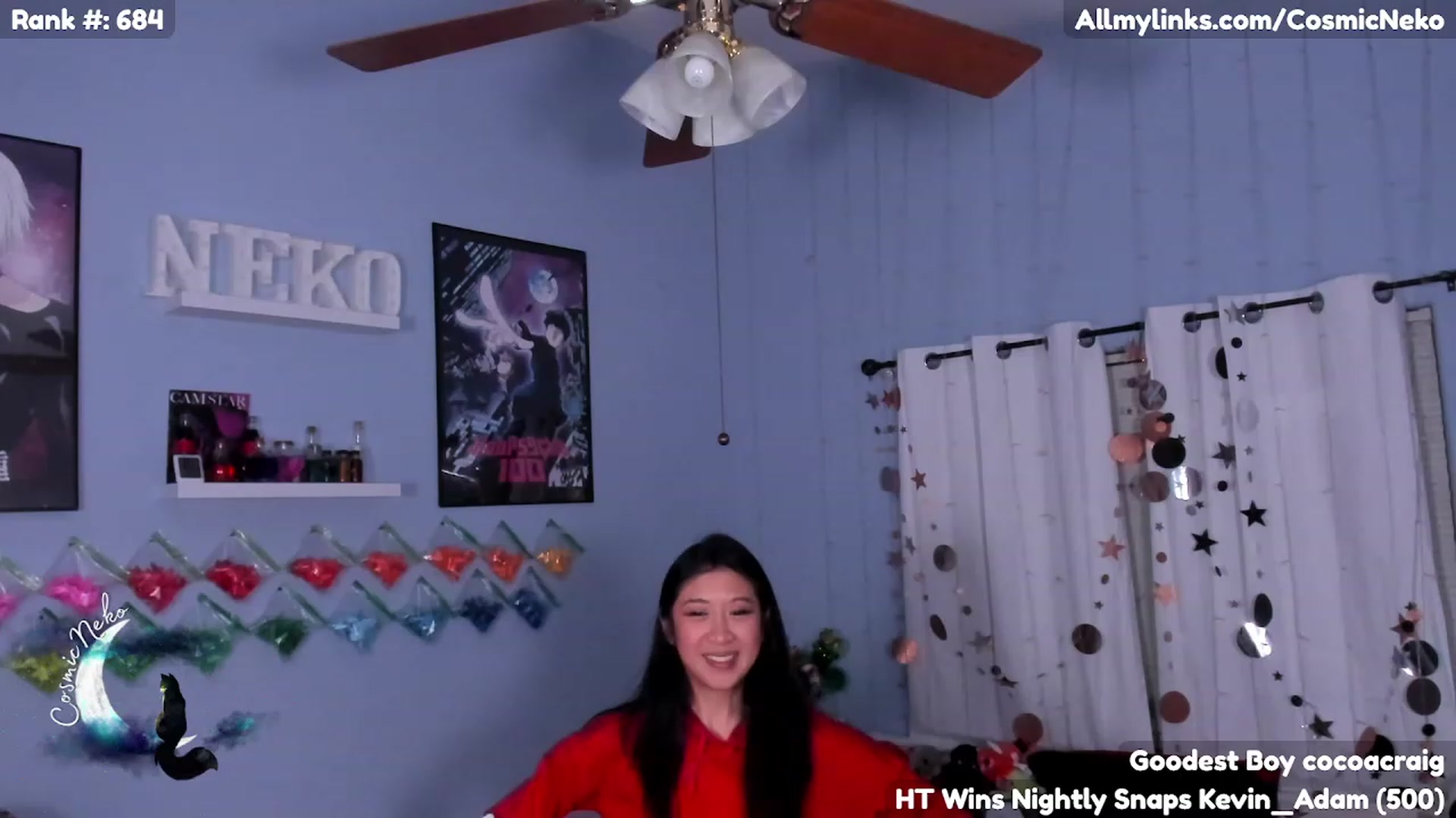 Gallery image thumbnail from CosmicNeko's myfreecams stream on, 02/28/2023, 05:34 image 9 of 20