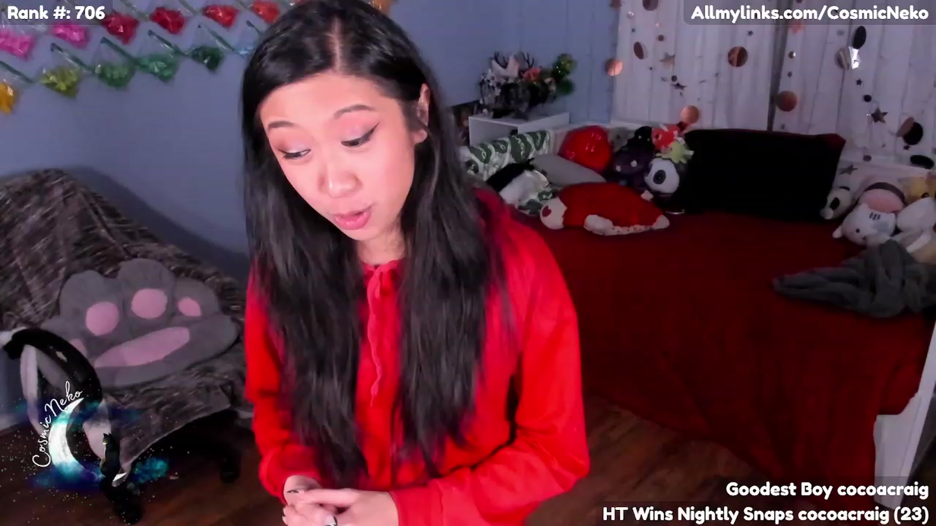 Gallery image thumbnail from CosmicNeko's myfreecams stream on, 02/28/2023, 05:34 image 1 of 20