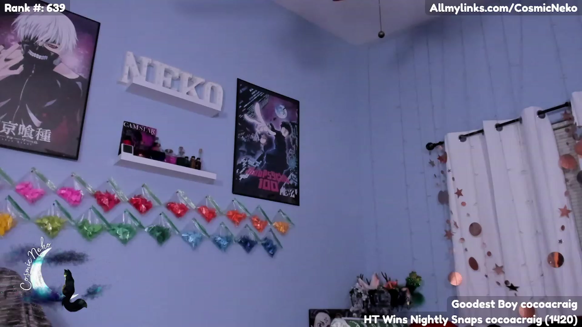 Gallery image thumbnail from CosmicNeko's myfreecams stream on, 02/28/2023, 07:54 image 10 of 20