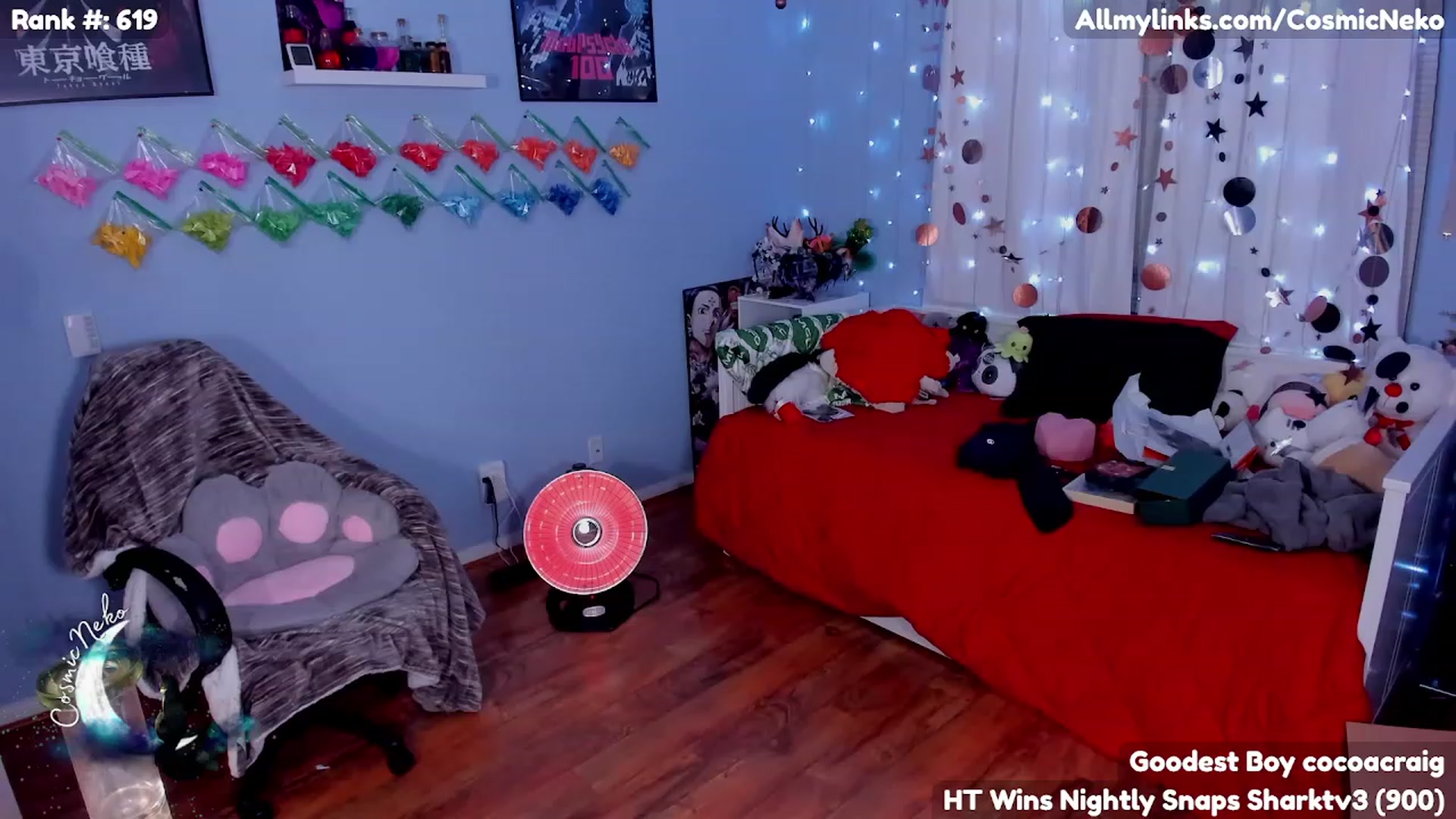Gallery image thumbnail from CosmicNeko's myfreecams stream on, 03/01/2023, 06:36 image 5 of 20