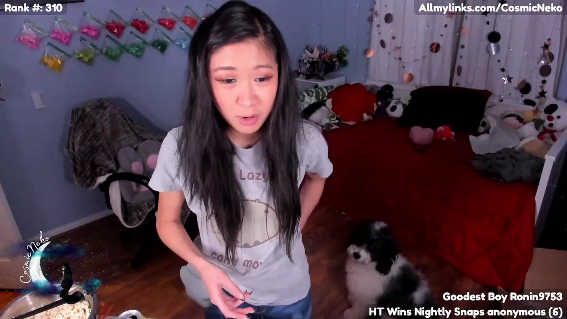 Gallery image thumbnail from CosmicNeko's myfreecams stream on, 03/03/2023, 05:48 image 1 of 20