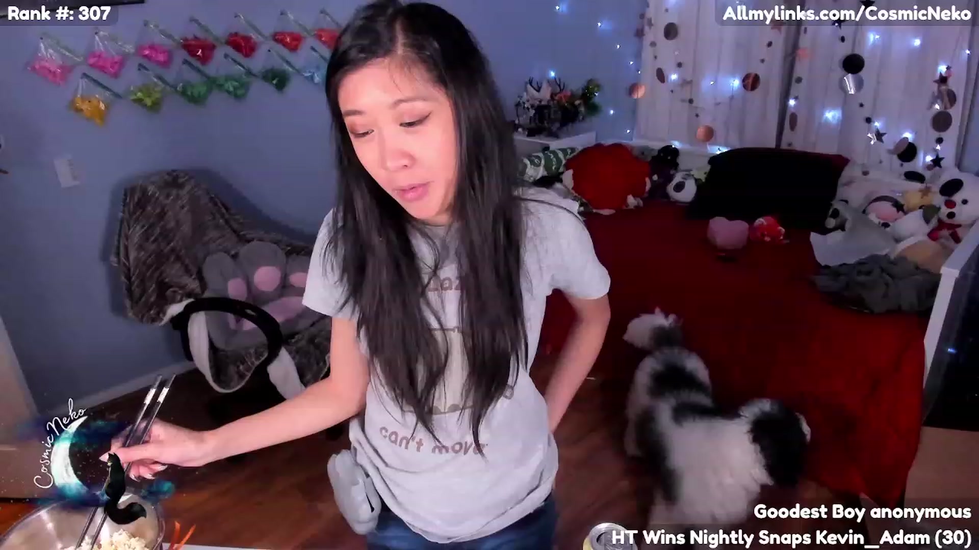 Gallery image thumbnail from CosmicNeko's myfreecams stream on, 03/03/2023, 05:48 image 4 of 20
