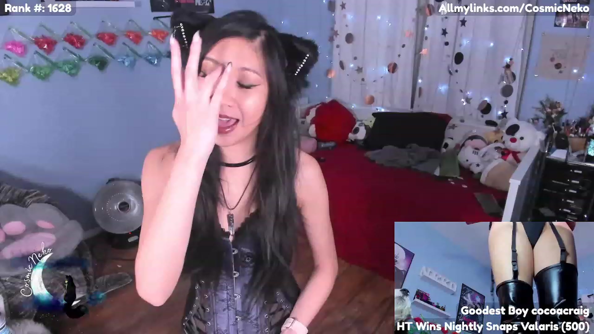 Gallery image thumbnail from CosmicNeko's myfreecams stream on, 03/19/2023, 04:44 image 3 of 20
