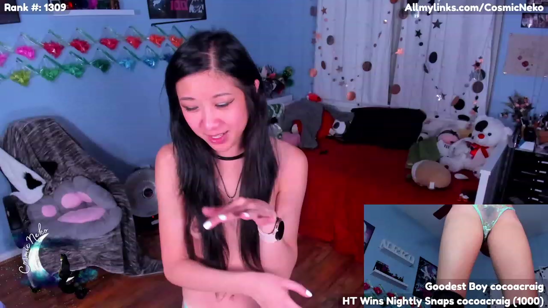 Gallery image thumbnail from CosmicNeko's myfreecams stream on, 03/21/2023, 07:05 image 10 of 20