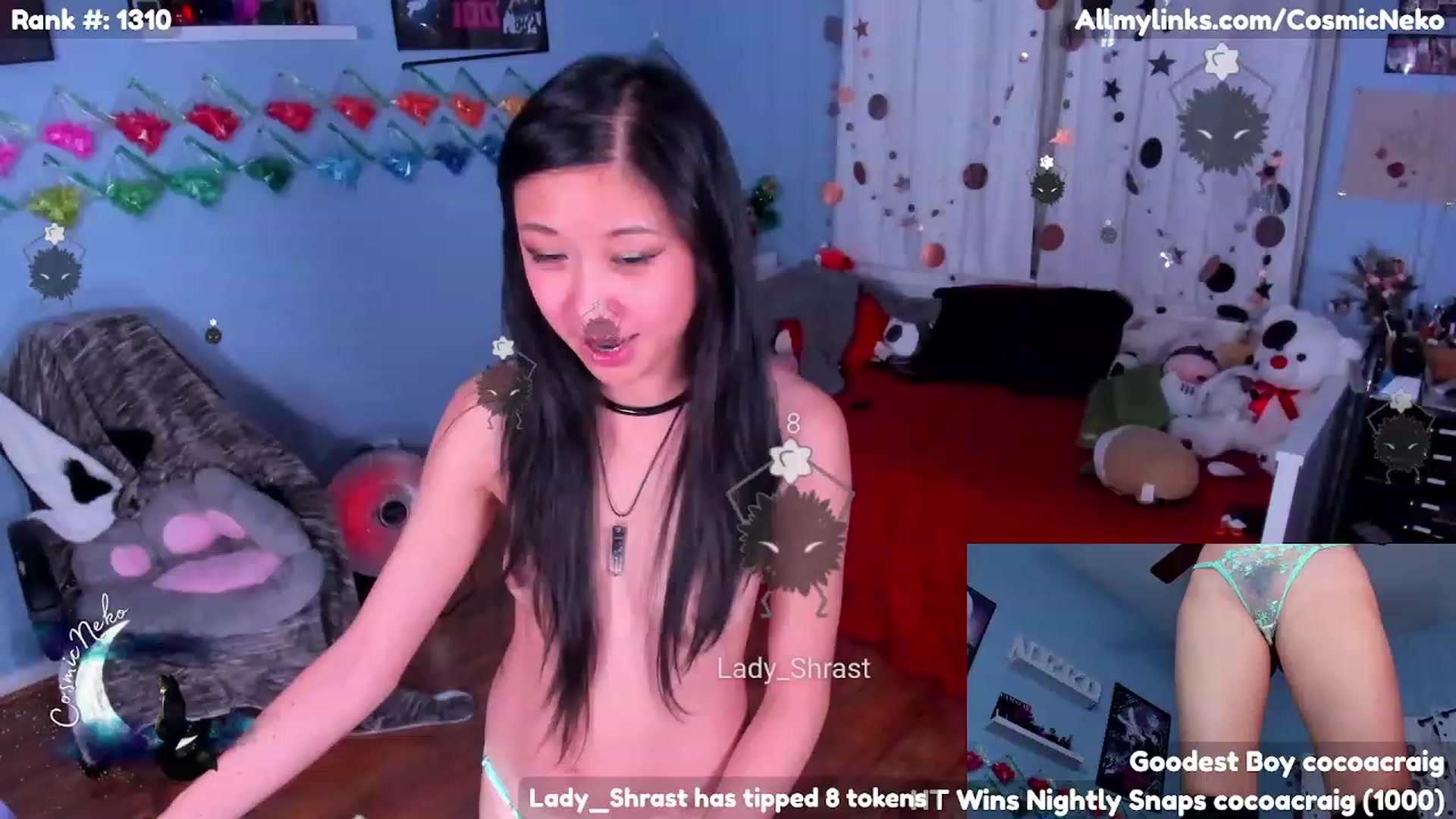 Gallery image thumbnail from CosmicNeko's myfreecams stream on, 03/21/2023, 07:05 image 15 of 20