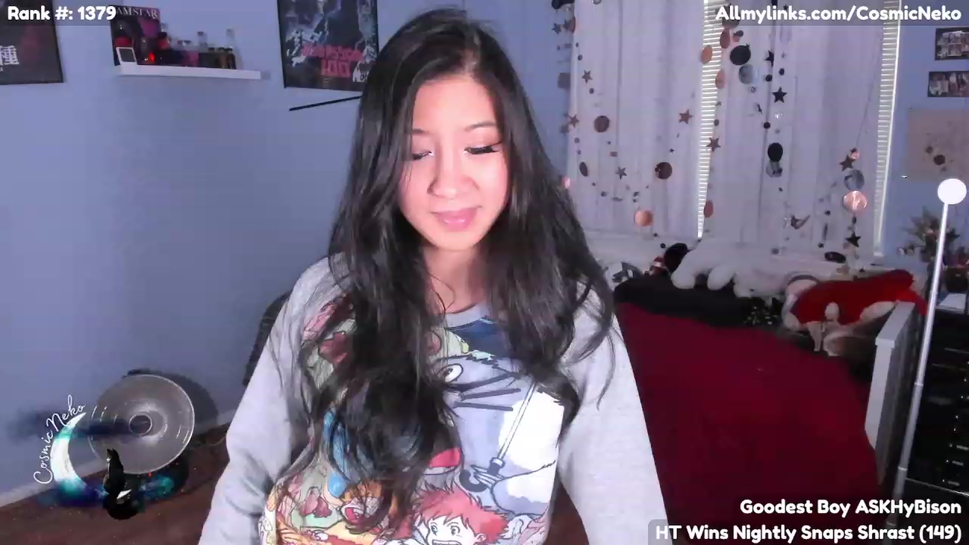Gallery image thumbnail from CosmicNeko's myfreecams stream on, 04/07/2023, 21:58 image 8 of 20