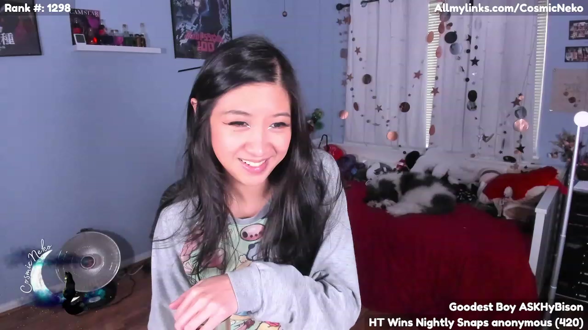 Gallery image thumbnail from CosmicNeko's myfreecams stream on, 04/07/2023, 21:58 image 16 of 20