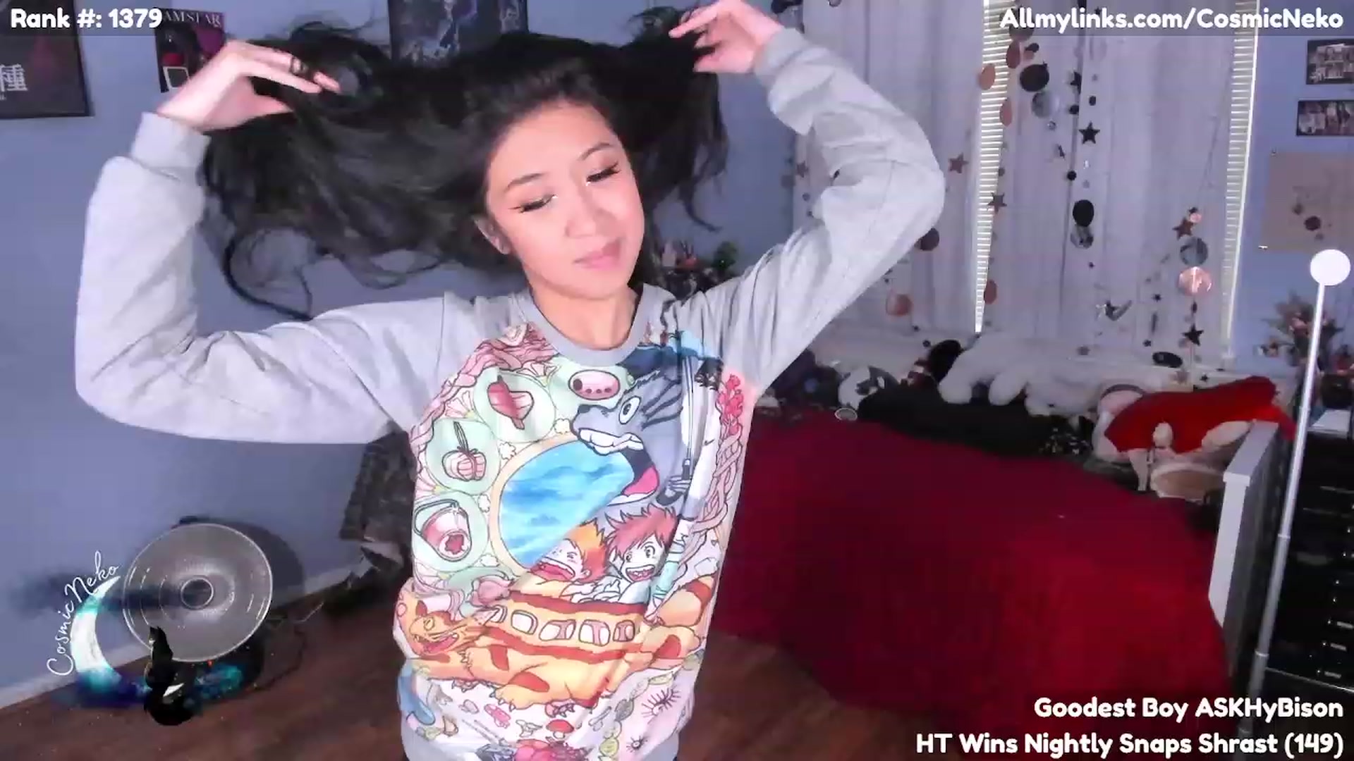 Gallery image thumbnail from CosmicNeko's myfreecams stream on, 04/07/2023, 21:58 image 6 of 20