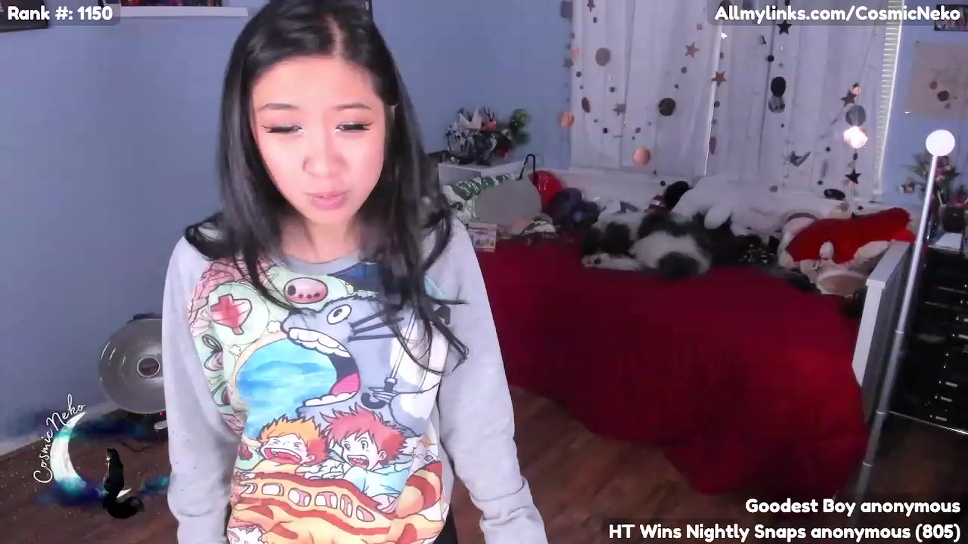 Gallery image thumbnail from CosmicNeko's myfreecams stream on, 04/07/2023, 22:14 image 19 of 20