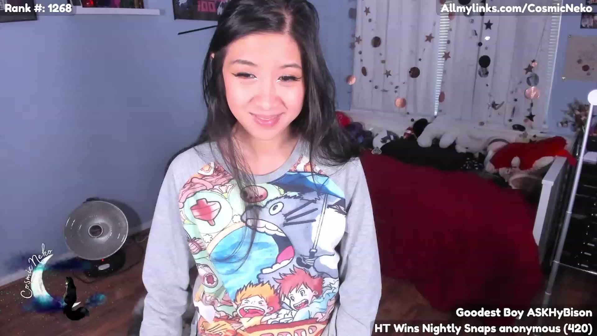 Gallery image thumbnail from CosmicNeko's myfreecams stream on, 04/07/2023, 22:14 image 6 of 20