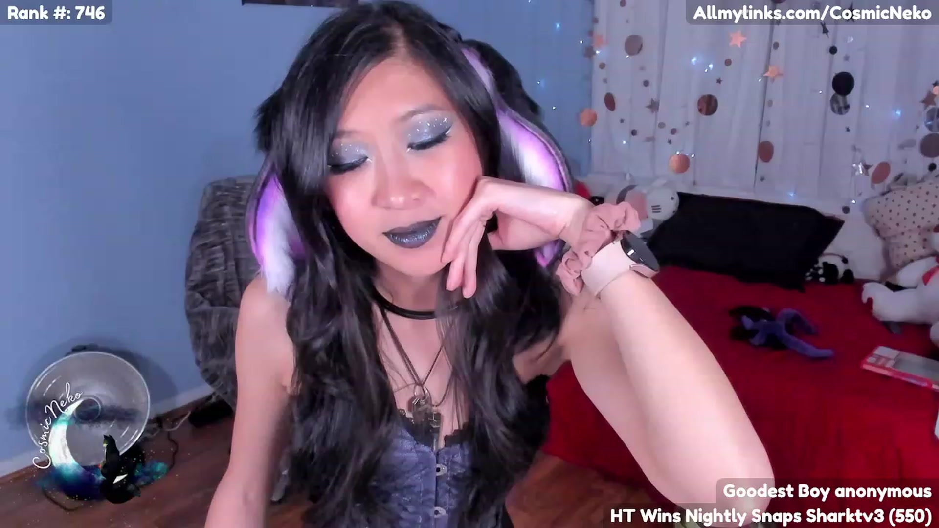 Gallery image thumbnail from CosmicNeko's myfreecams stream on, 04/12/2023, 05:08 image 2 of 20