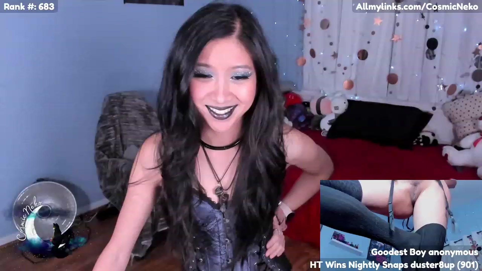 Gallery image thumbnail from CosmicNeko's myfreecams stream on, 04/12/2023, 05:08 image 18 of 20